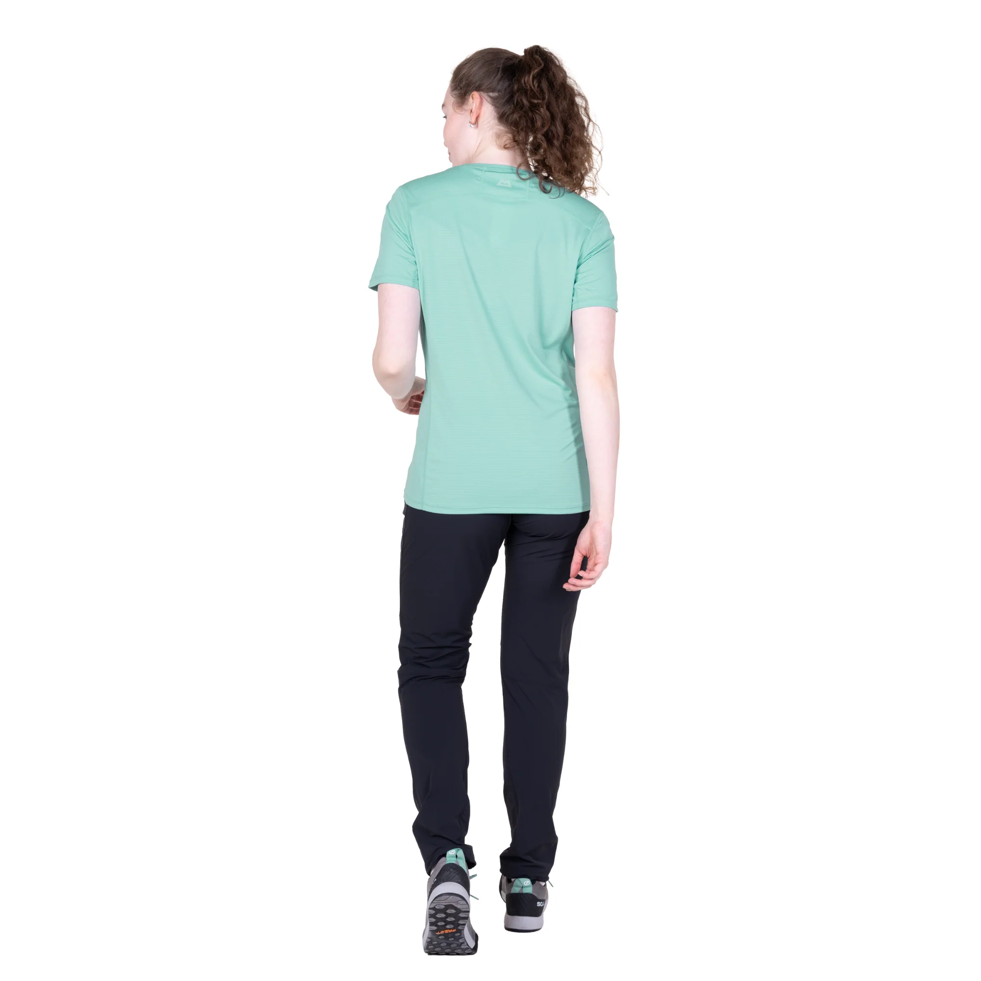 Mountain Equipment Women's Tempi Short Sleeve Technical Tee (Aqua) - Image 7
