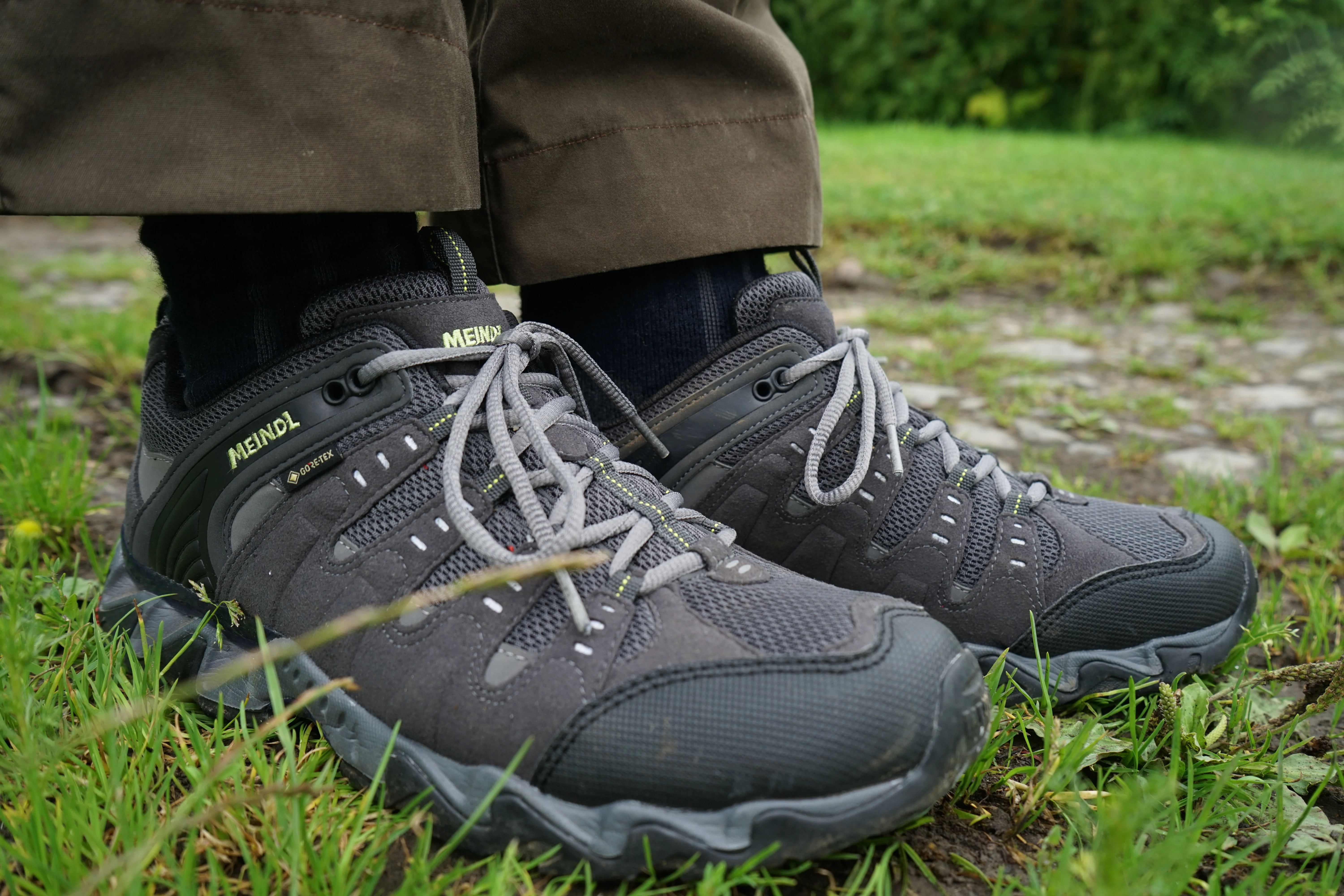 Meindl Men's Respond Gore-Tex Trail Shoes (Anthracite/Lemon) - Image 9