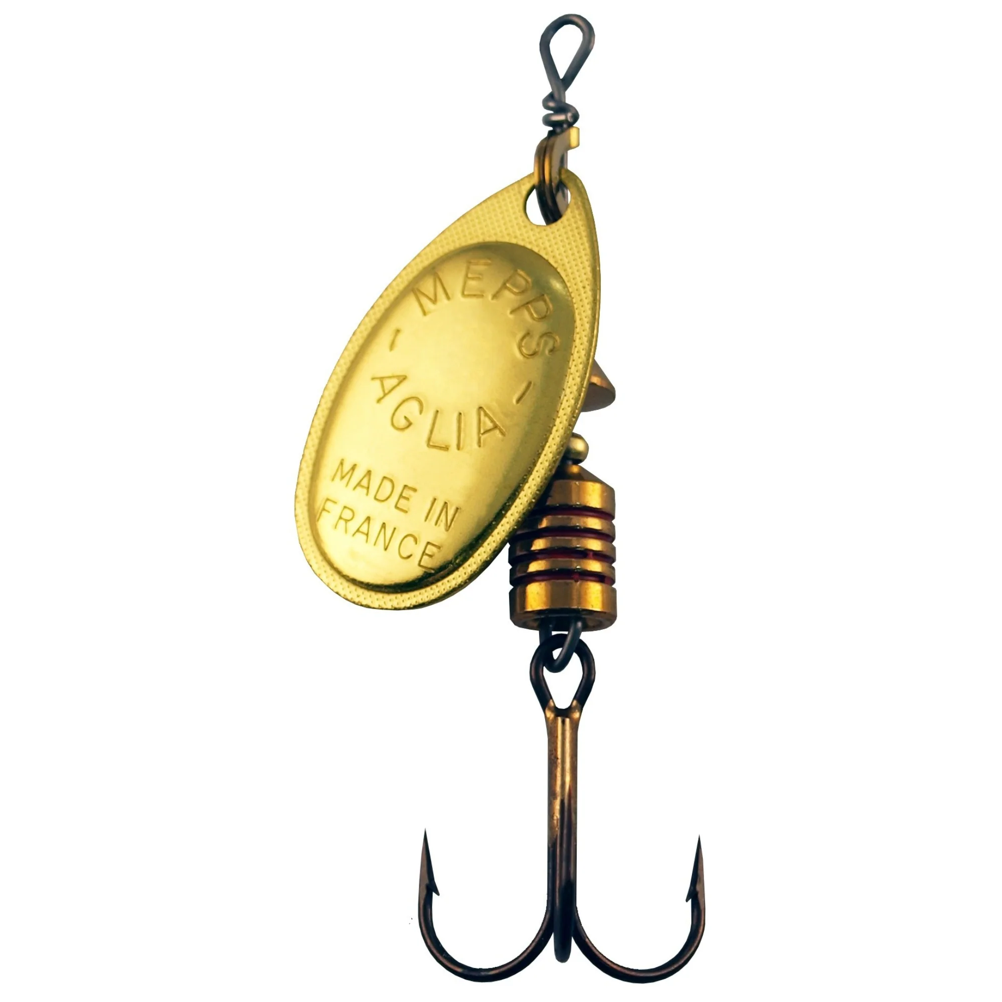 Mepps Aglia Original Spinning Metal Lure (6.5g/Size 3)(Gold)