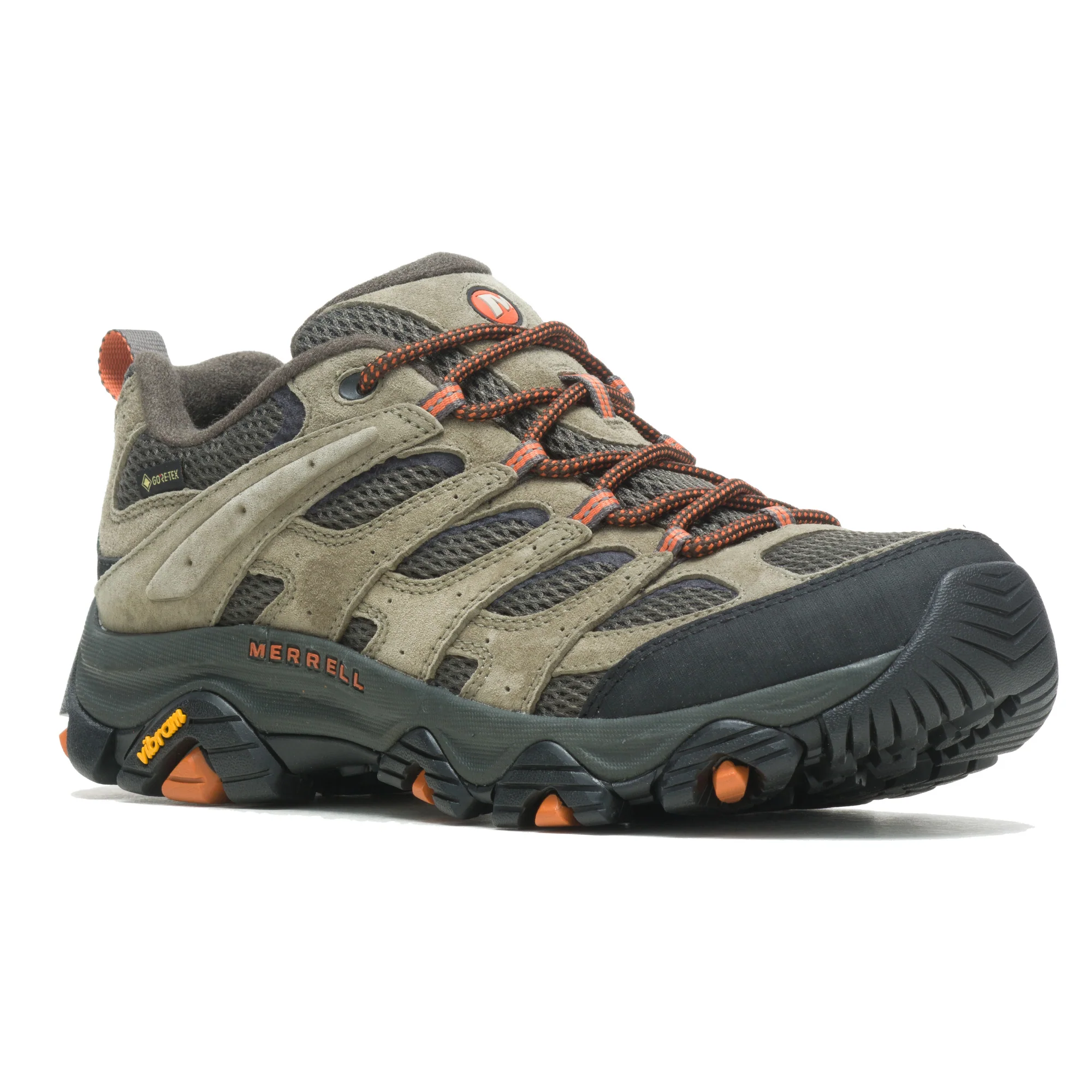 Merrell Men's Moab 3 Gore-Tex Trail Shoes (Olive) - Image 3