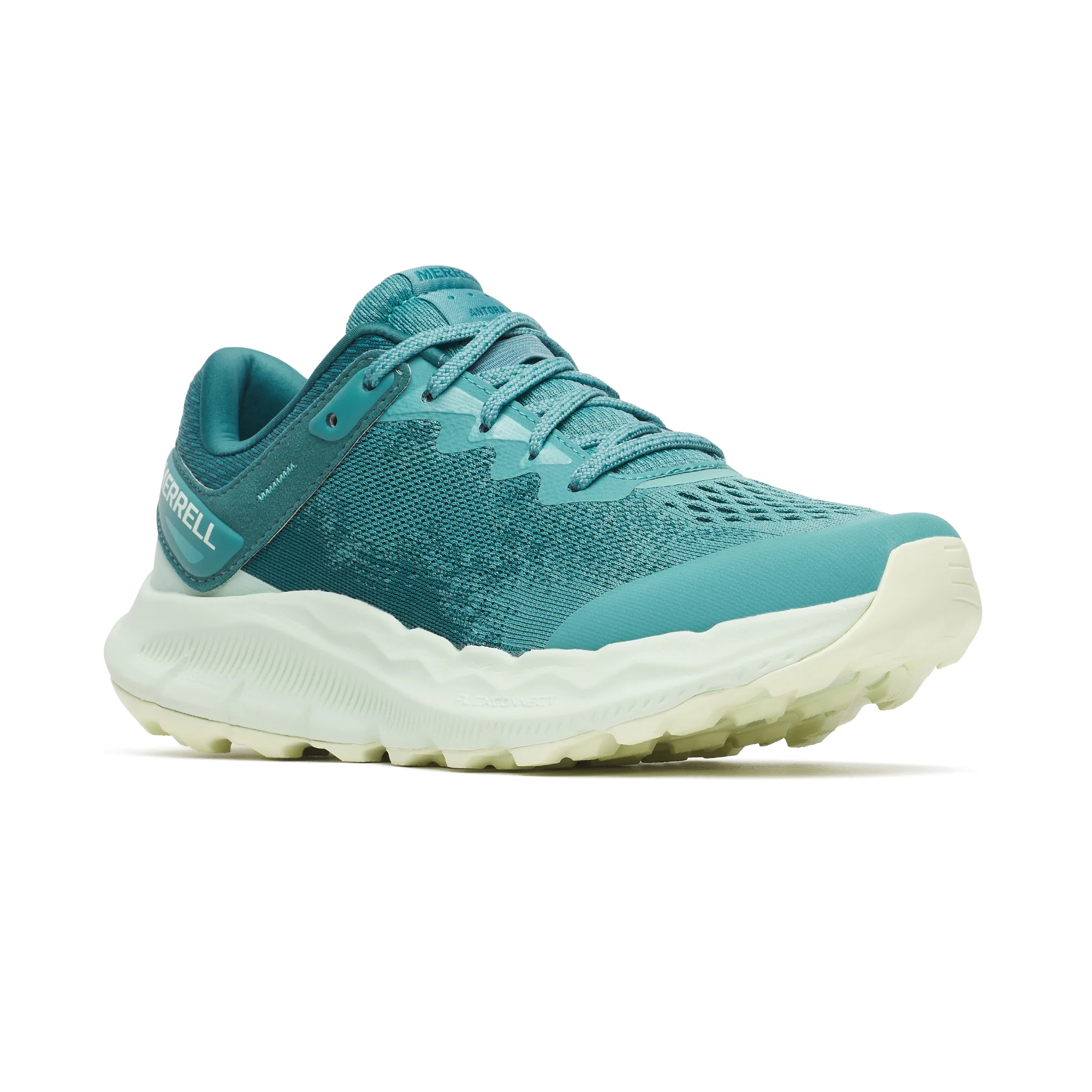 Merrell Women's Antora 4 Vegan Trail Running Shoes (Aqua)