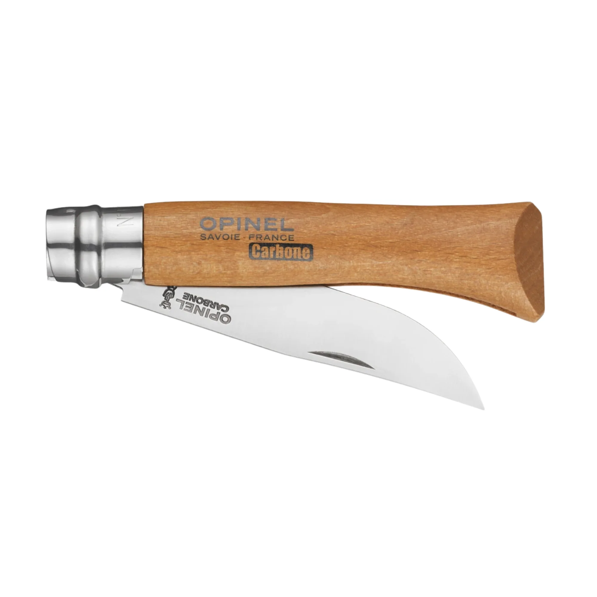 Opinel #10 Carbon Blade Folding Pocket Knife (Blister Packed) - Image 2