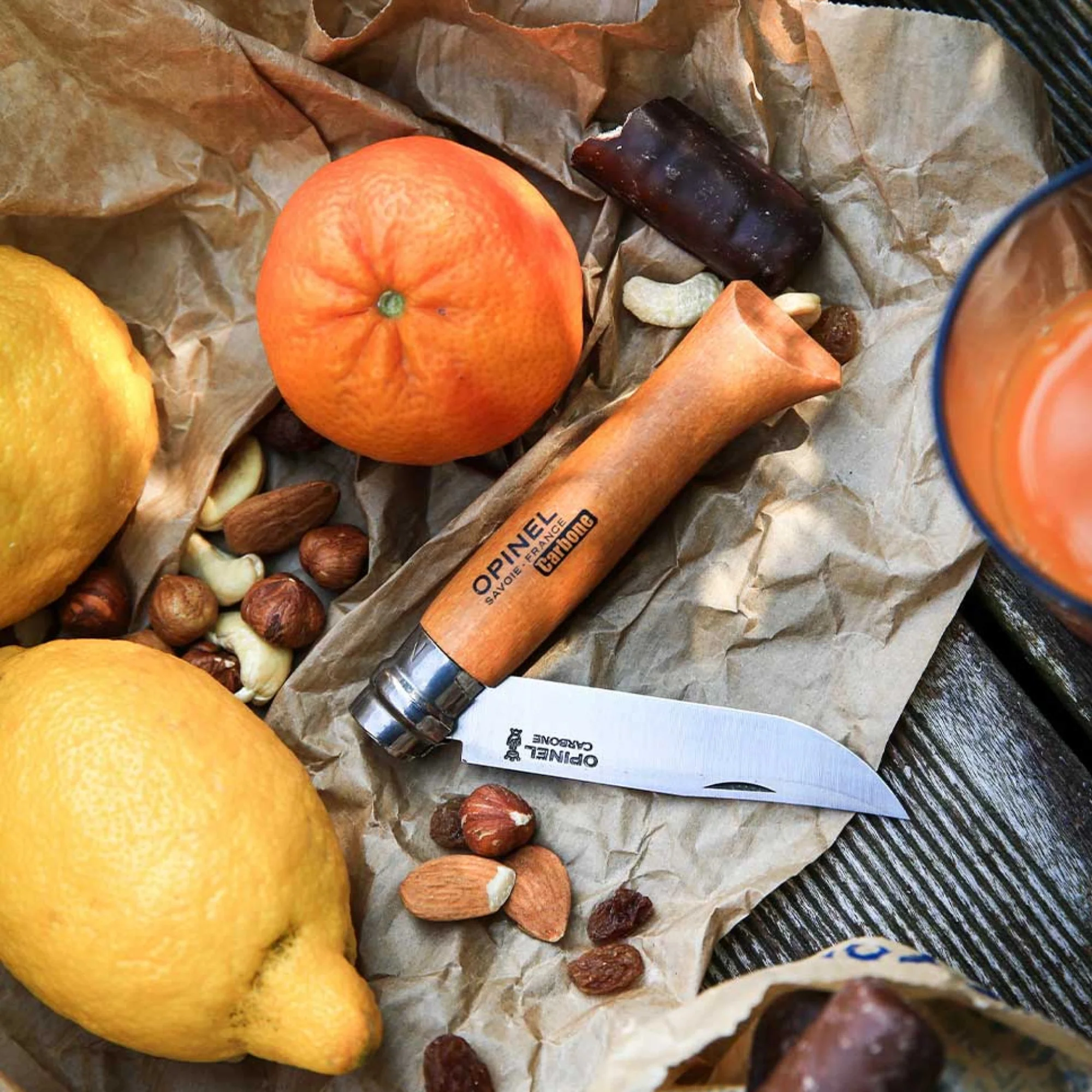 Opinel #7 Carbon Blade Folding Pocket Knife (Loose) - Image 4