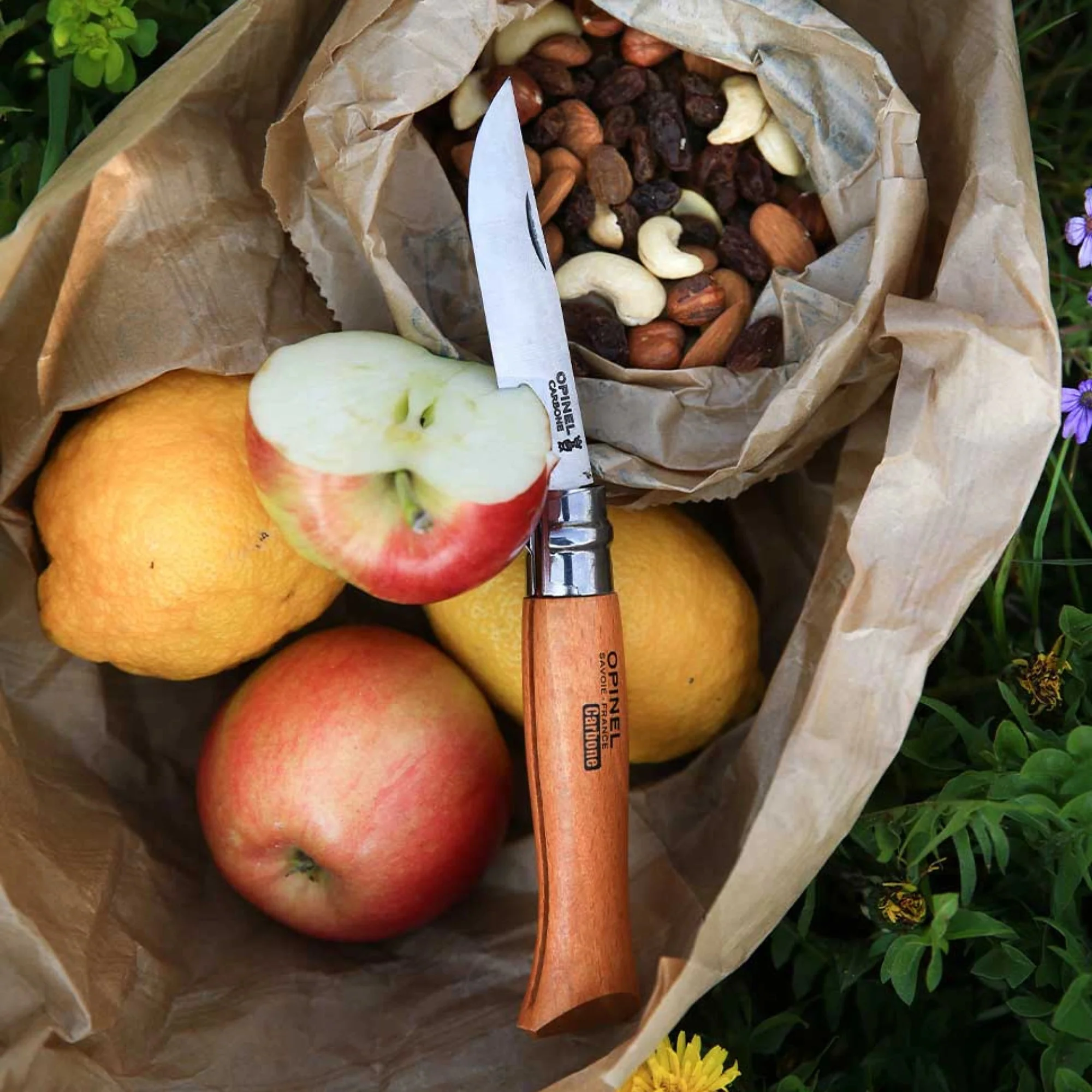 Opinel #8 Carbon Blade Folding Pocket Knife (Loose) - Image 3
