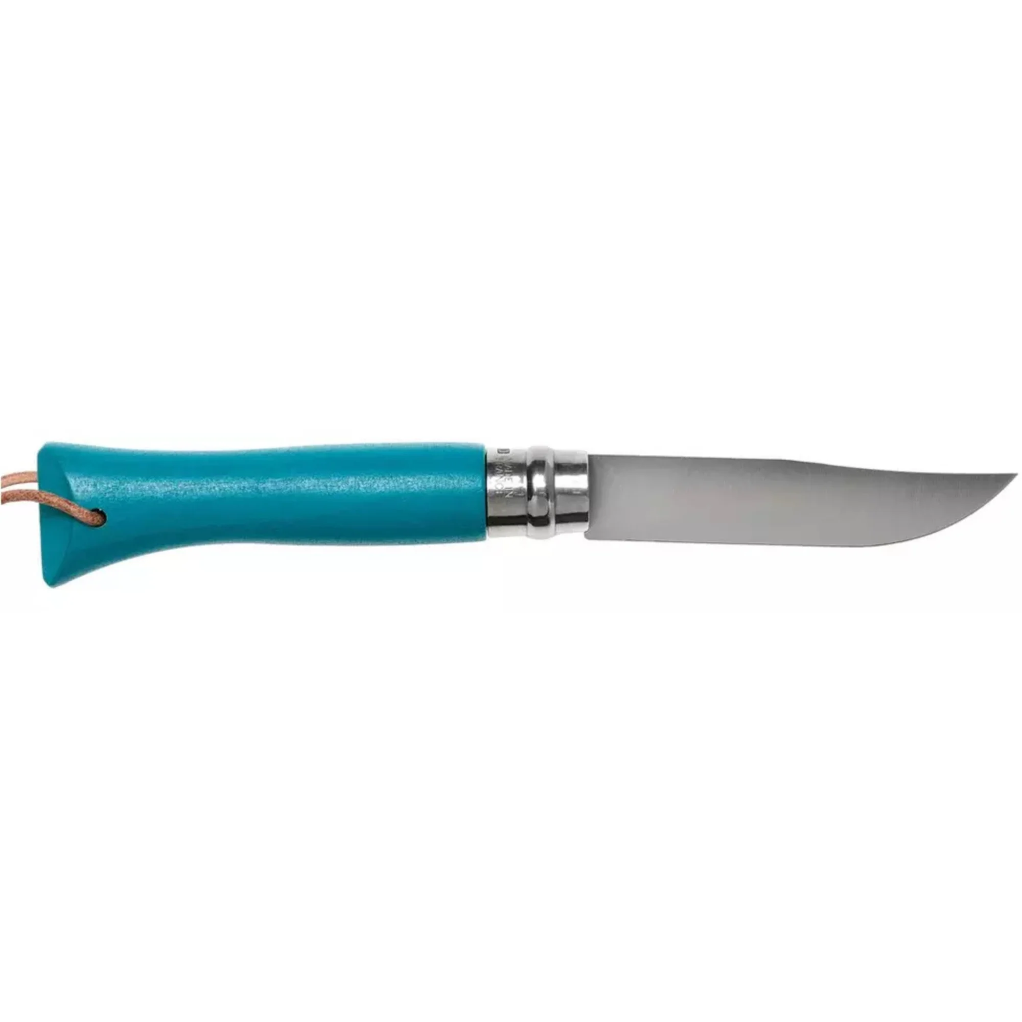 Opinel #6 Stainless Steel Bushwhacker Trekking Folding Pocket Knife (Turquoise) - Image 2