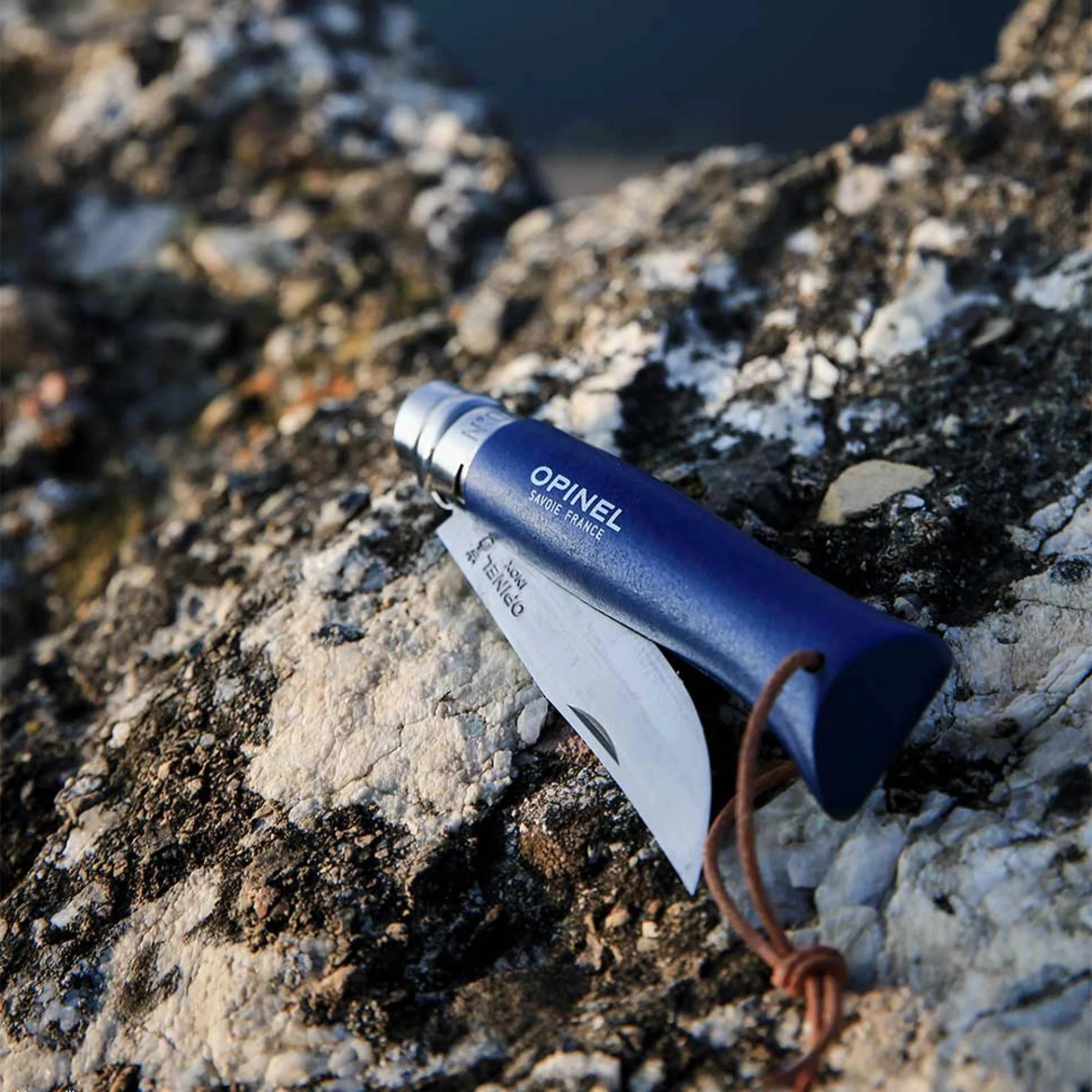 Opinel #8 Stainless Steel Bushwhacker Trekking Folding Pocket Knife (Dark Blue) - Image 12