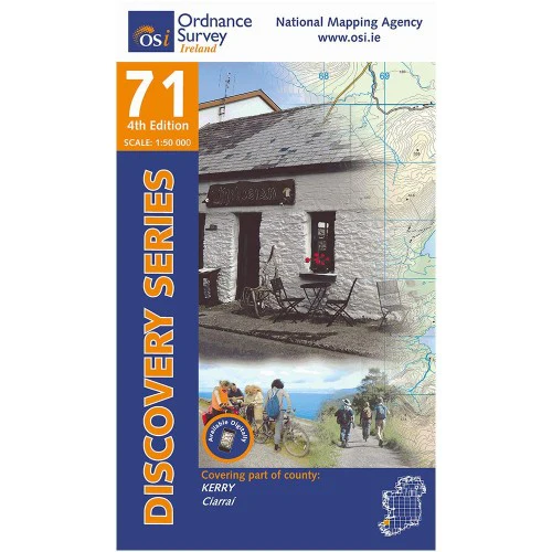 OSI Discovery Laminated Waterproof Map 71 (Part of Kerry)(1:50,000)