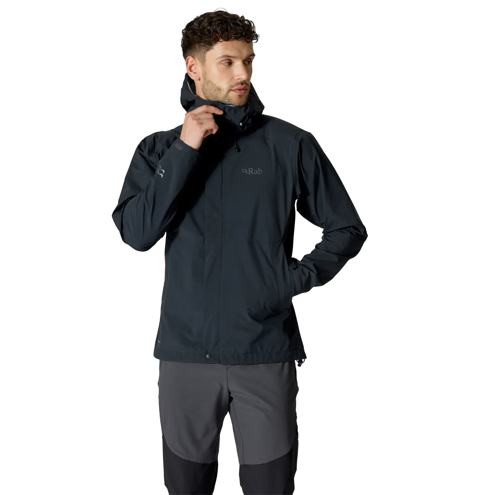 Rab Men's Firewall 3L Waterproof Jacket (Black)