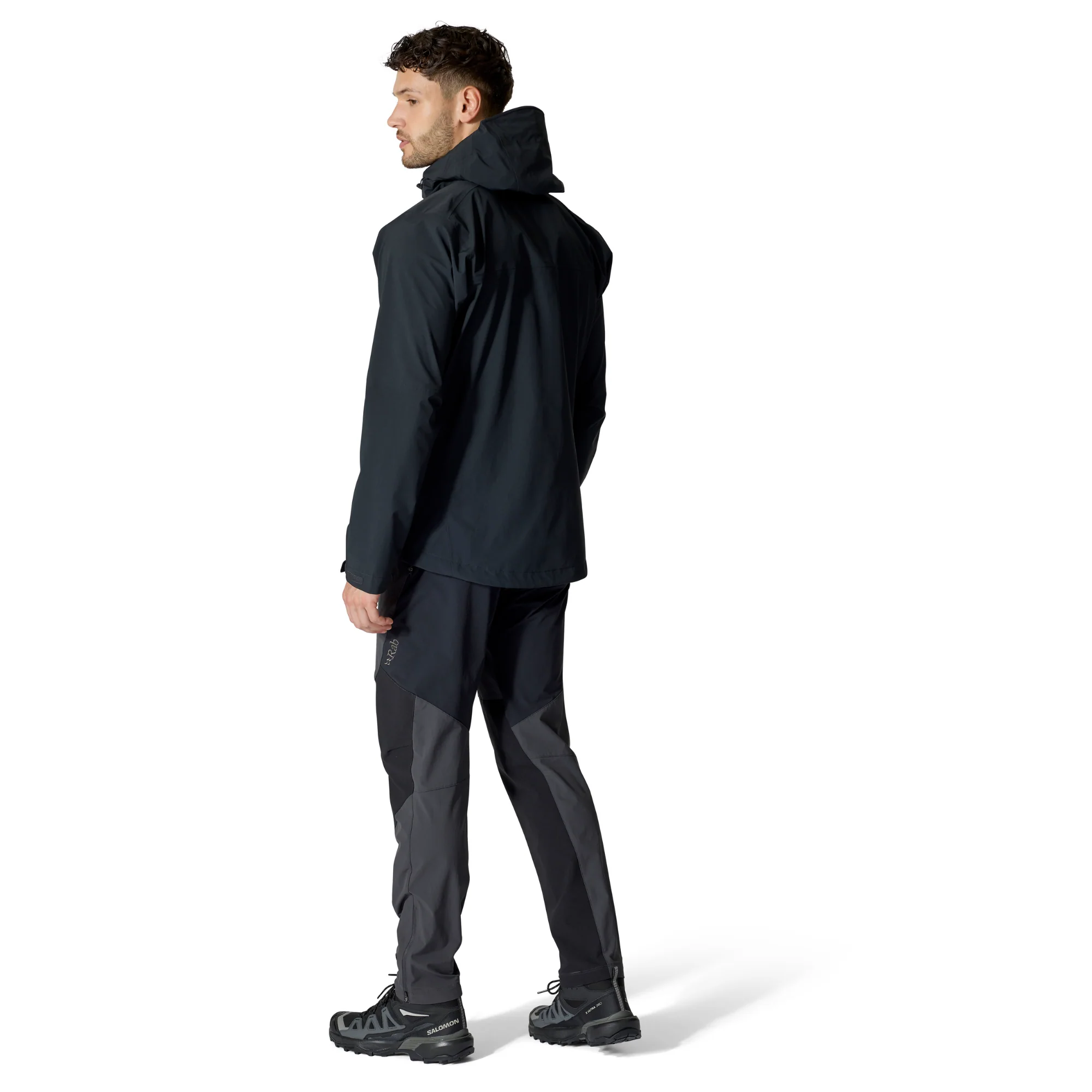 Rab Men's Firewall 3L Waterproof Jacket (Black) - Image 10