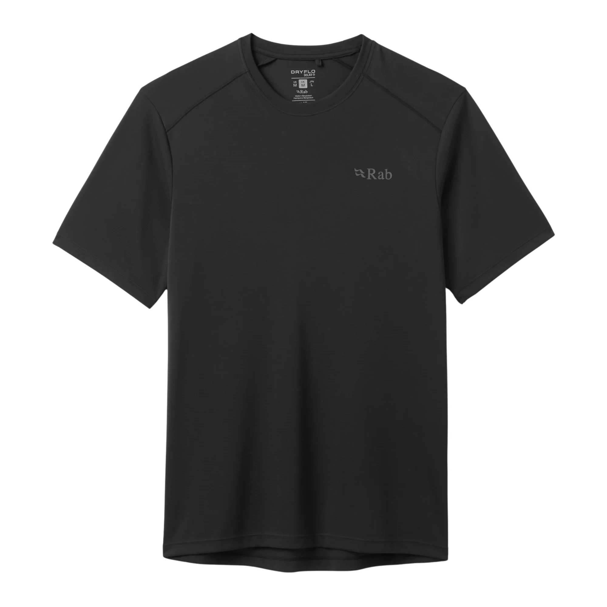 Rab Men's Force UPF40 Short Sleeve Technical Tee (Black)