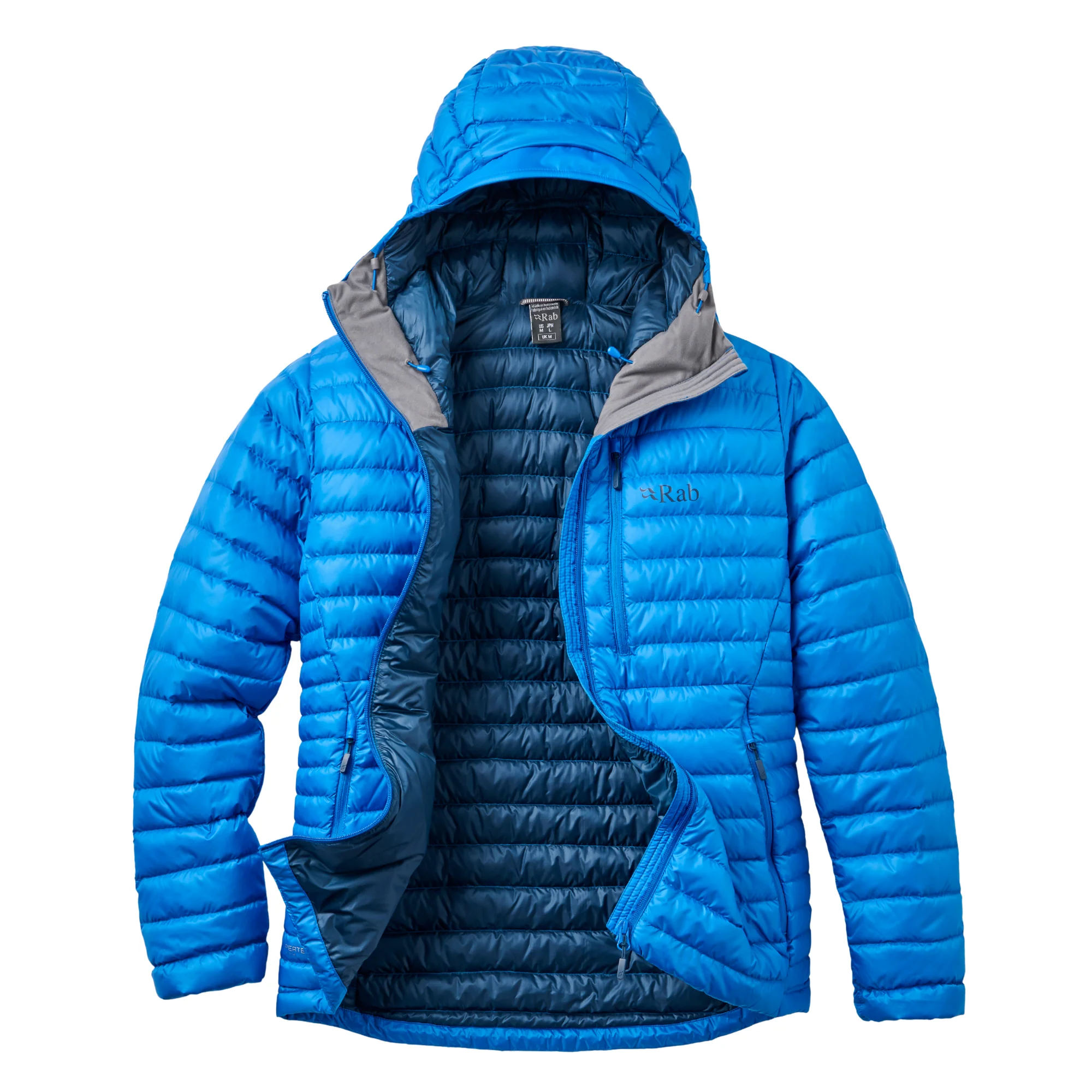 Rab Men's Microlight Alpine Hooded Down Insulated Jacket (Maya Blue) - Image 3