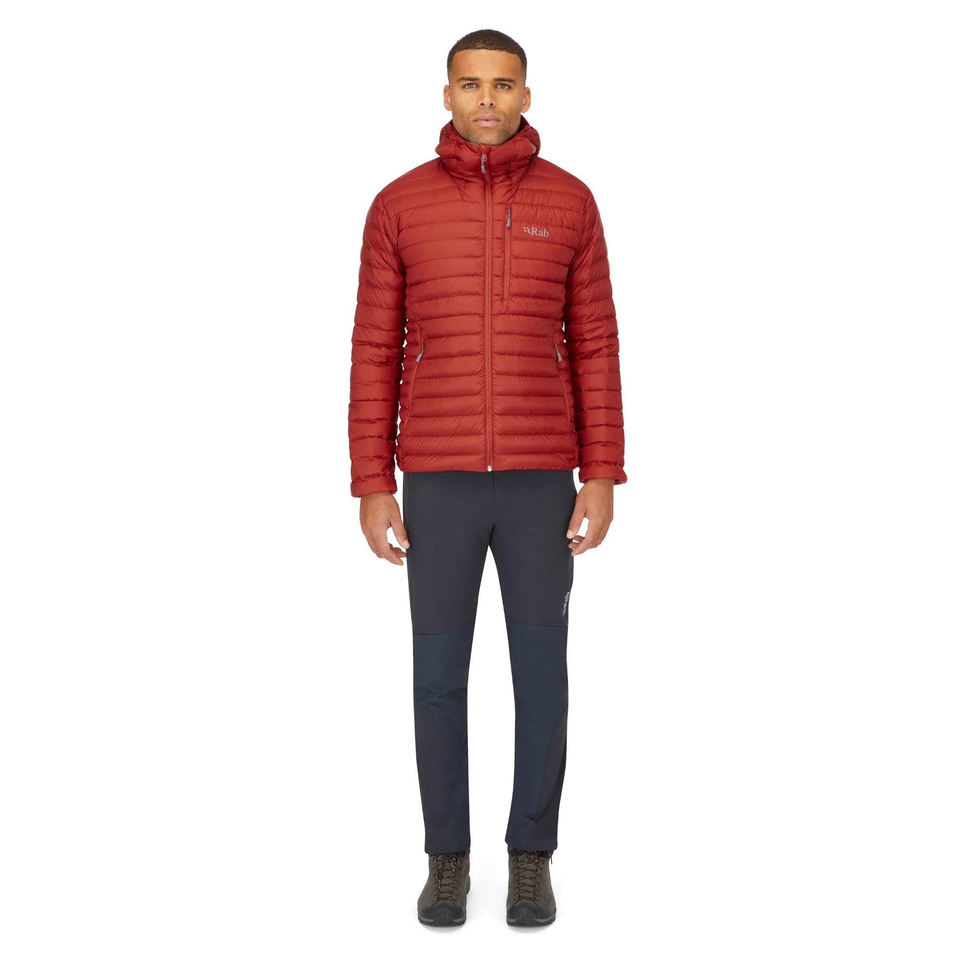 Rab Men's Microlight Alpine Hooded Down Insulated Jacket (Tuscan Red) - Image 4