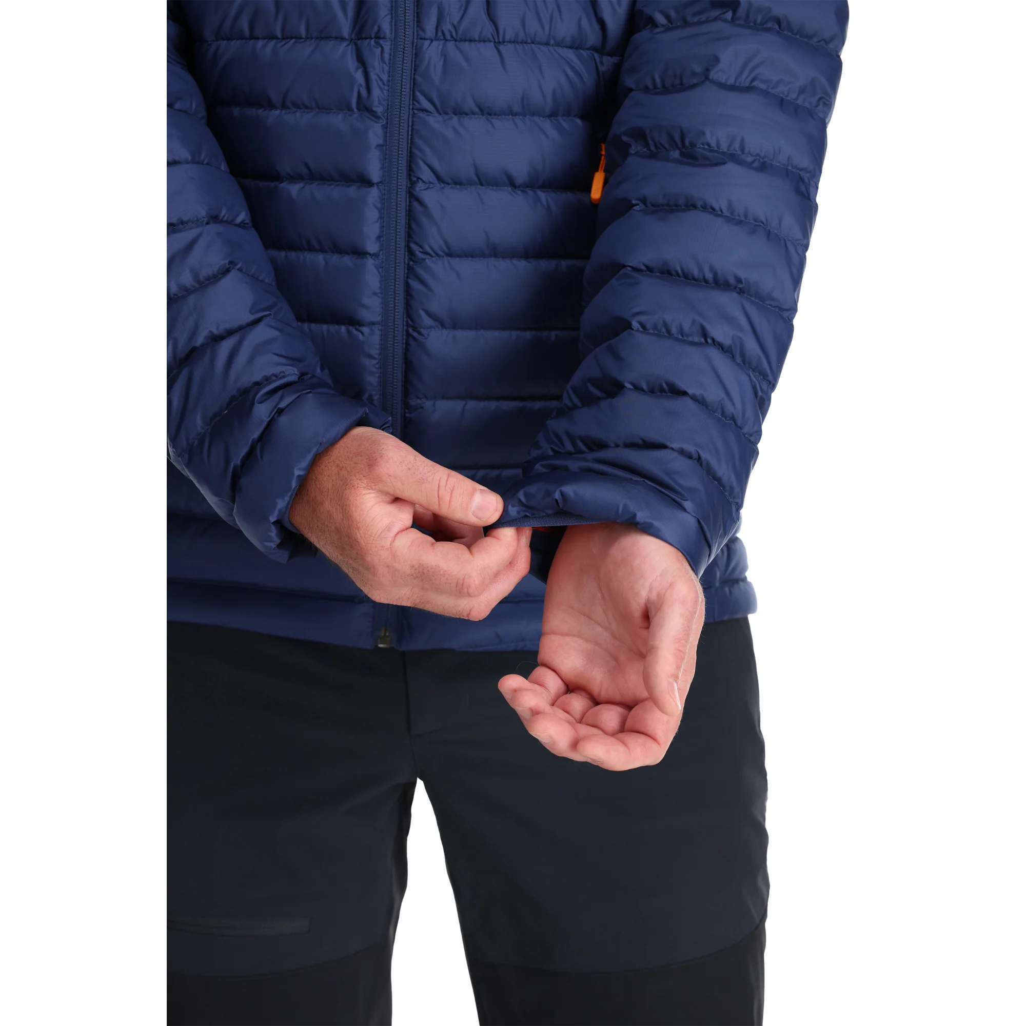 Rab Men's Microlight Insulated Down Jacket (Deep Ink/Marmalade) - Image 6