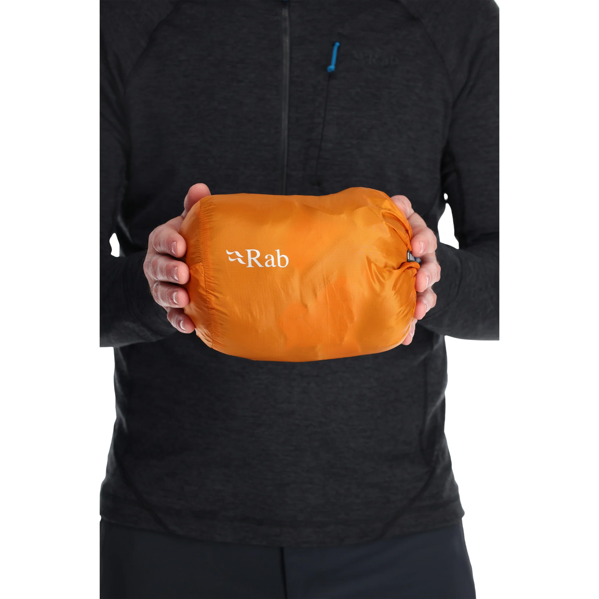 Rab Men's Microlight Insulated Down Jacket (Deep Ink/Marmalade) - Image 7