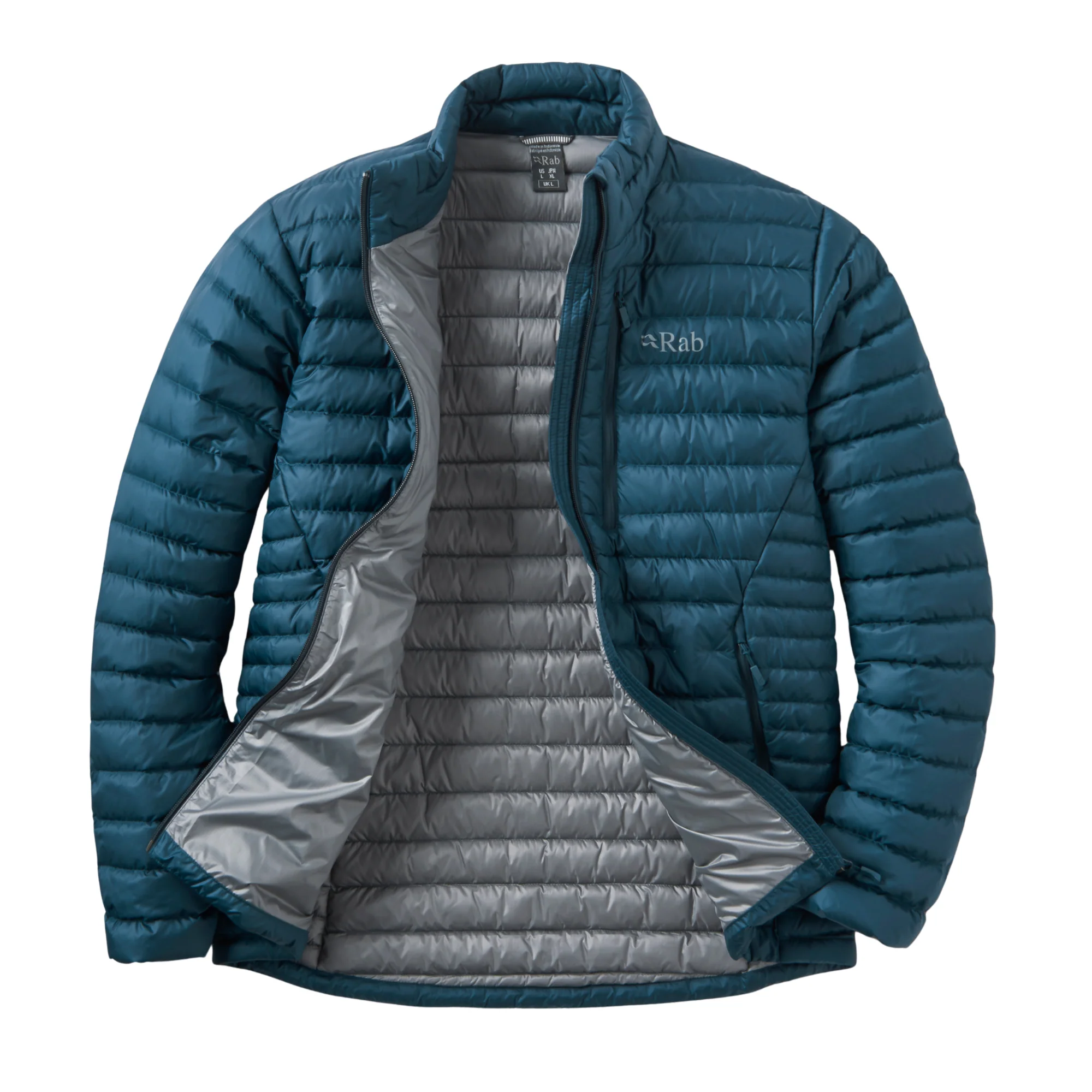 Rab Men's Microlight Insulated Down Jacket (Tempest Blue) - Image 3