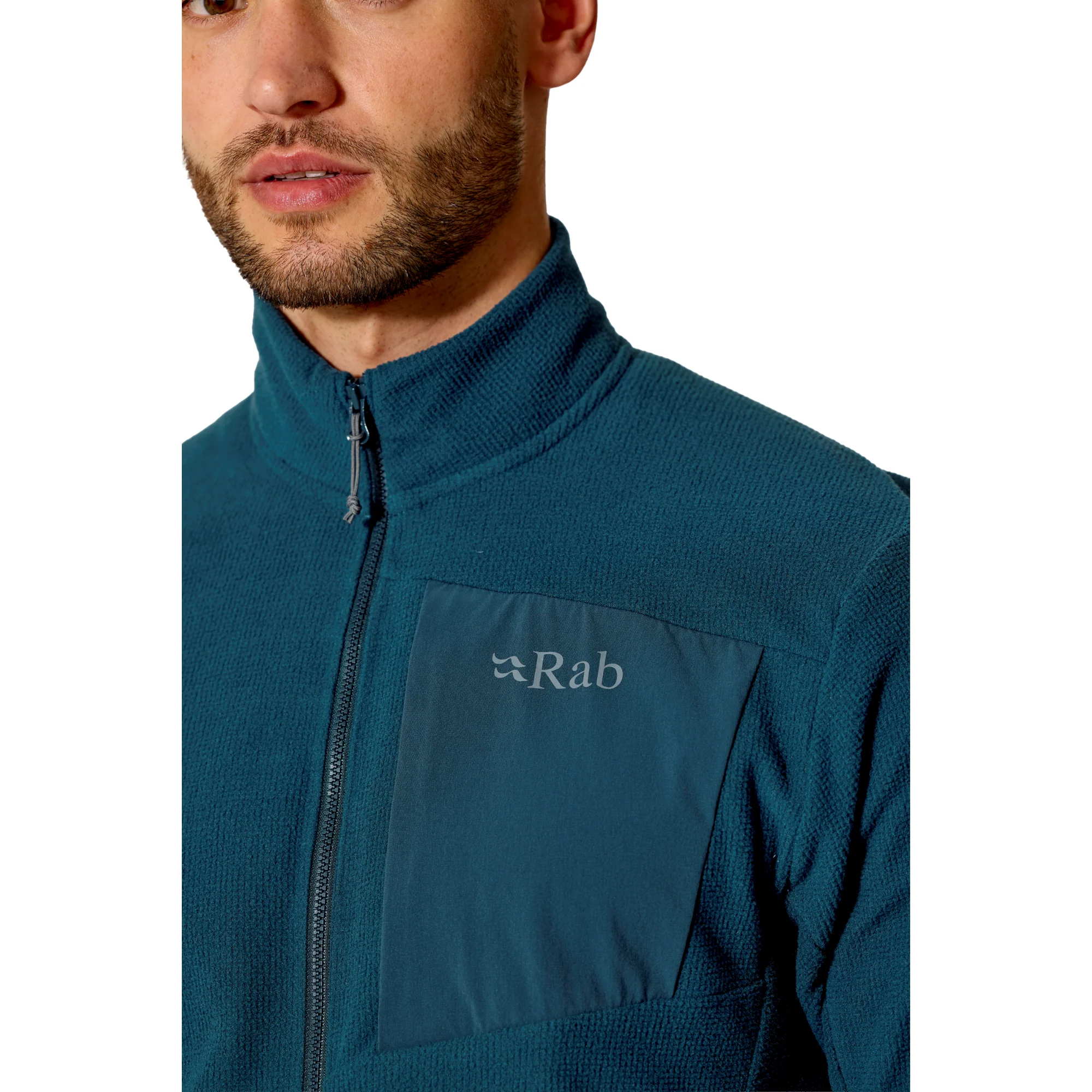 Rab Men's Tecton Full Zip Fleece (Tempest Blue) - Image 2