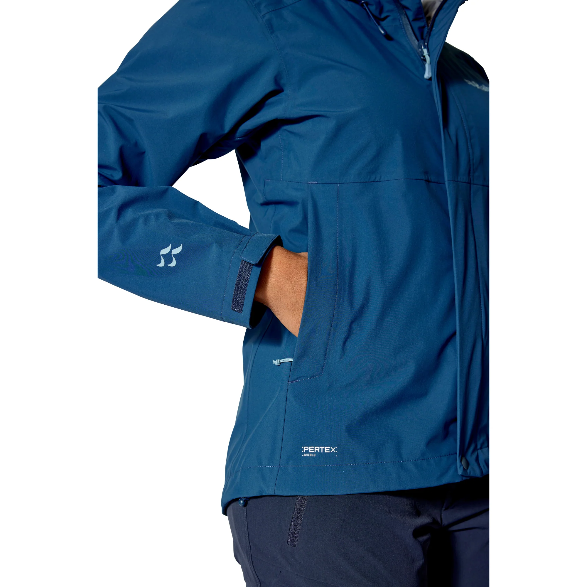 Rab Women's Firewall 3L Waterproof Jacket (Tempest Blue) - Image 4