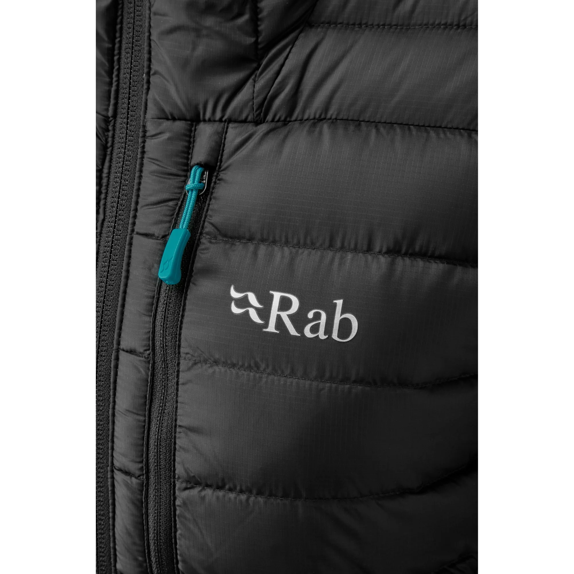 Rab Women's Microlight Alpine Hooded Down Insulated Jacket (Black) - Image 6