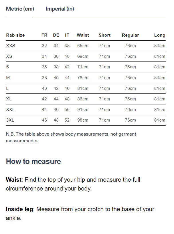 Rab Women's Modulus Thermic Stretch Pro Fleece Tights (Black) - Image 15