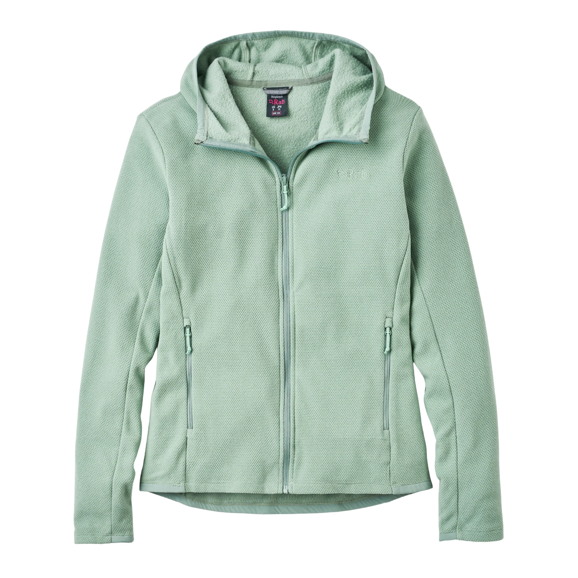 Rab Women's Stavel Hooded Full Zip Fleece (Dark Fig Green)