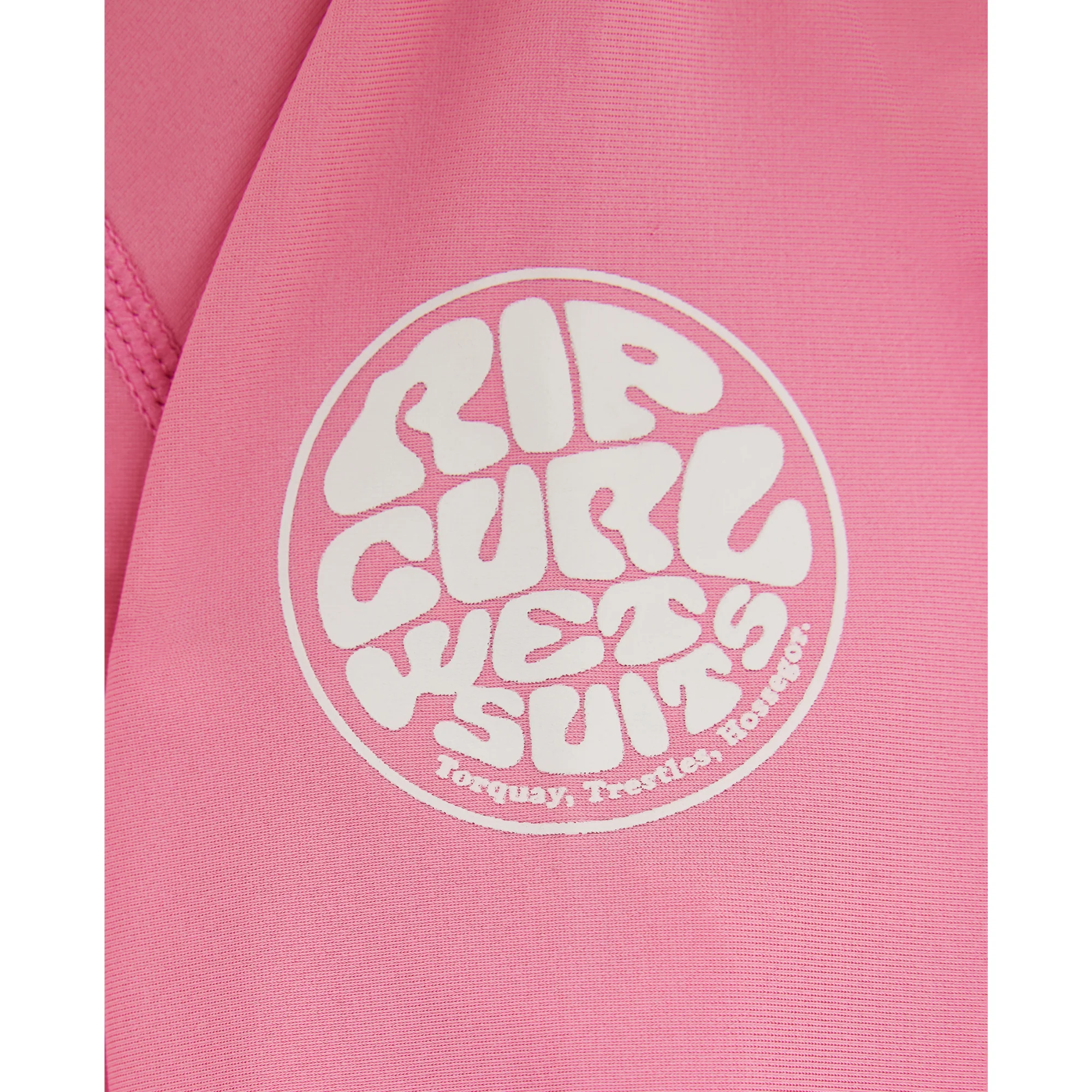 Rip Curl Junior Classic Surf UPF50 Long Sleeve Rash Vest (Begonia Pink)(Sizes UK8-16) - Image 3