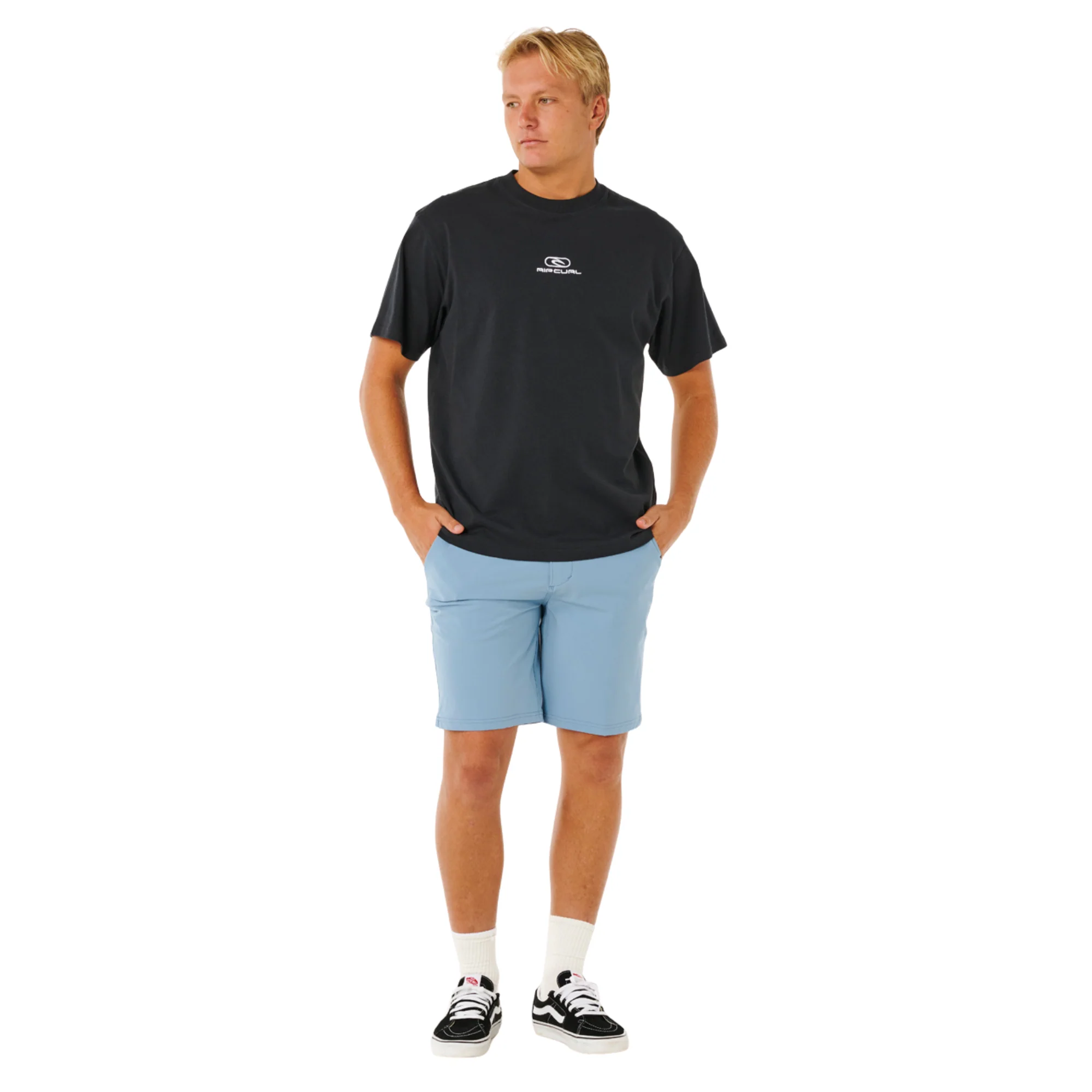 Rip Curl Men's Boardwalk Phase Nineteen Boardwalk Shorts (Faded Denim) - Image 7