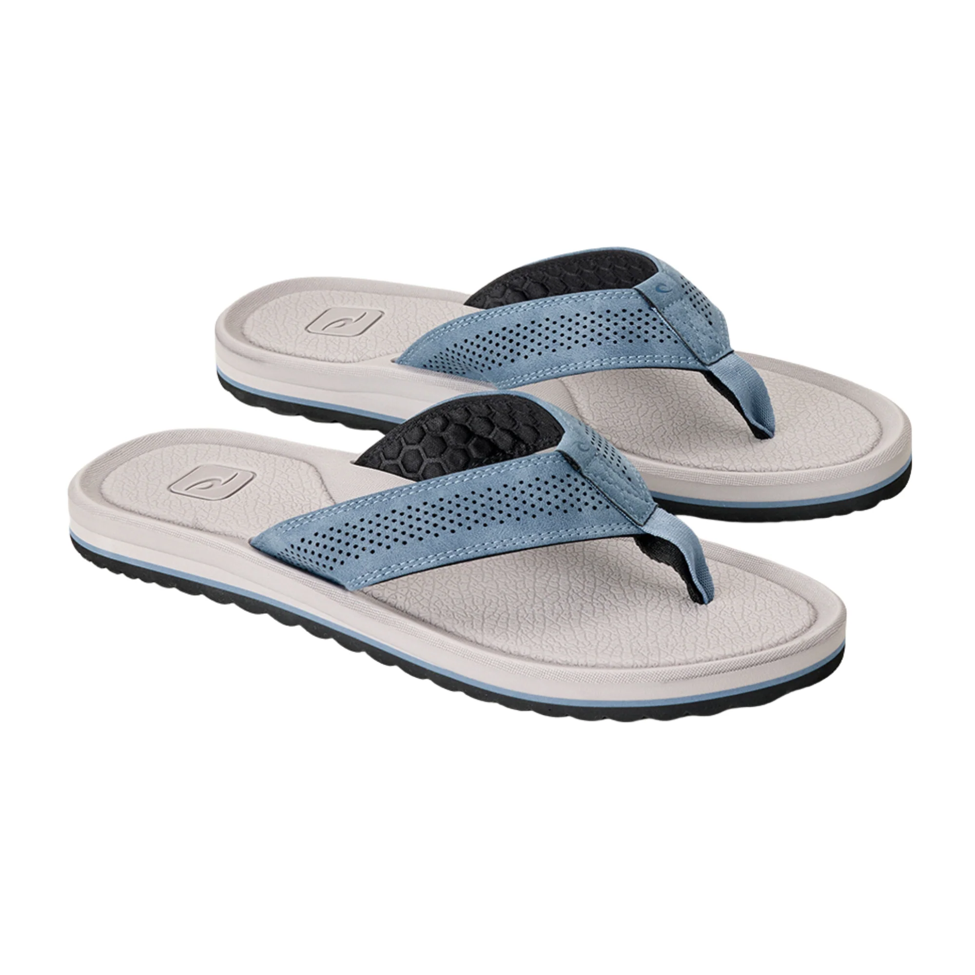 Rip Curl Men's Chiba Open Toe Flip Flops (Stone)