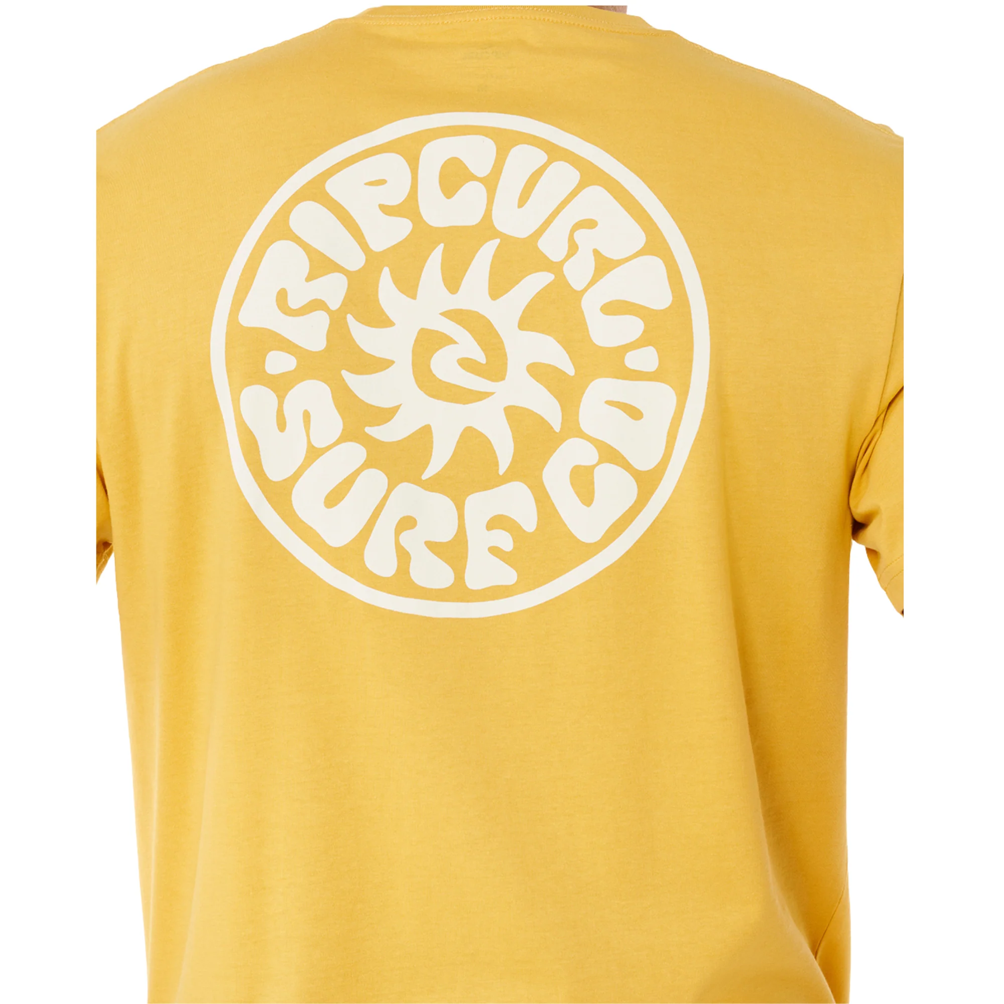 Rip Curl Men's Pacific Rinse Circle Short Sleeve Tee (Ochre) - Image 6