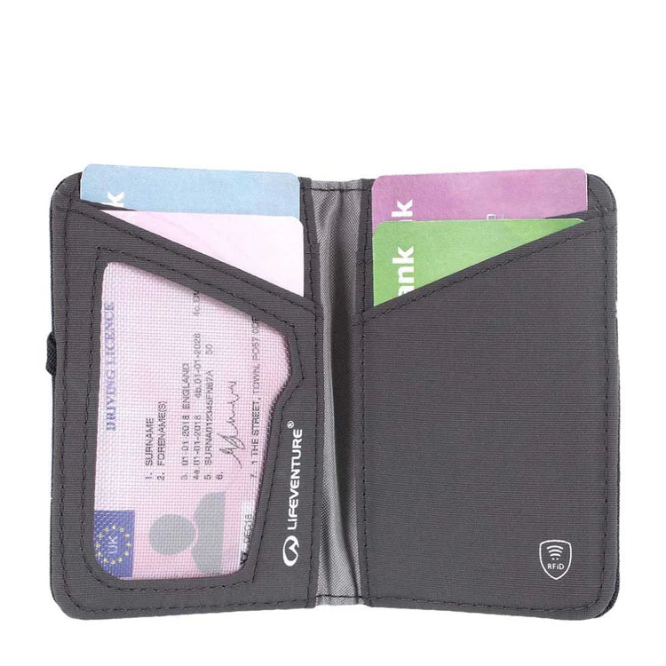 Lifeventure RFiD Recycled Card Wallet (Navy) - Image 4