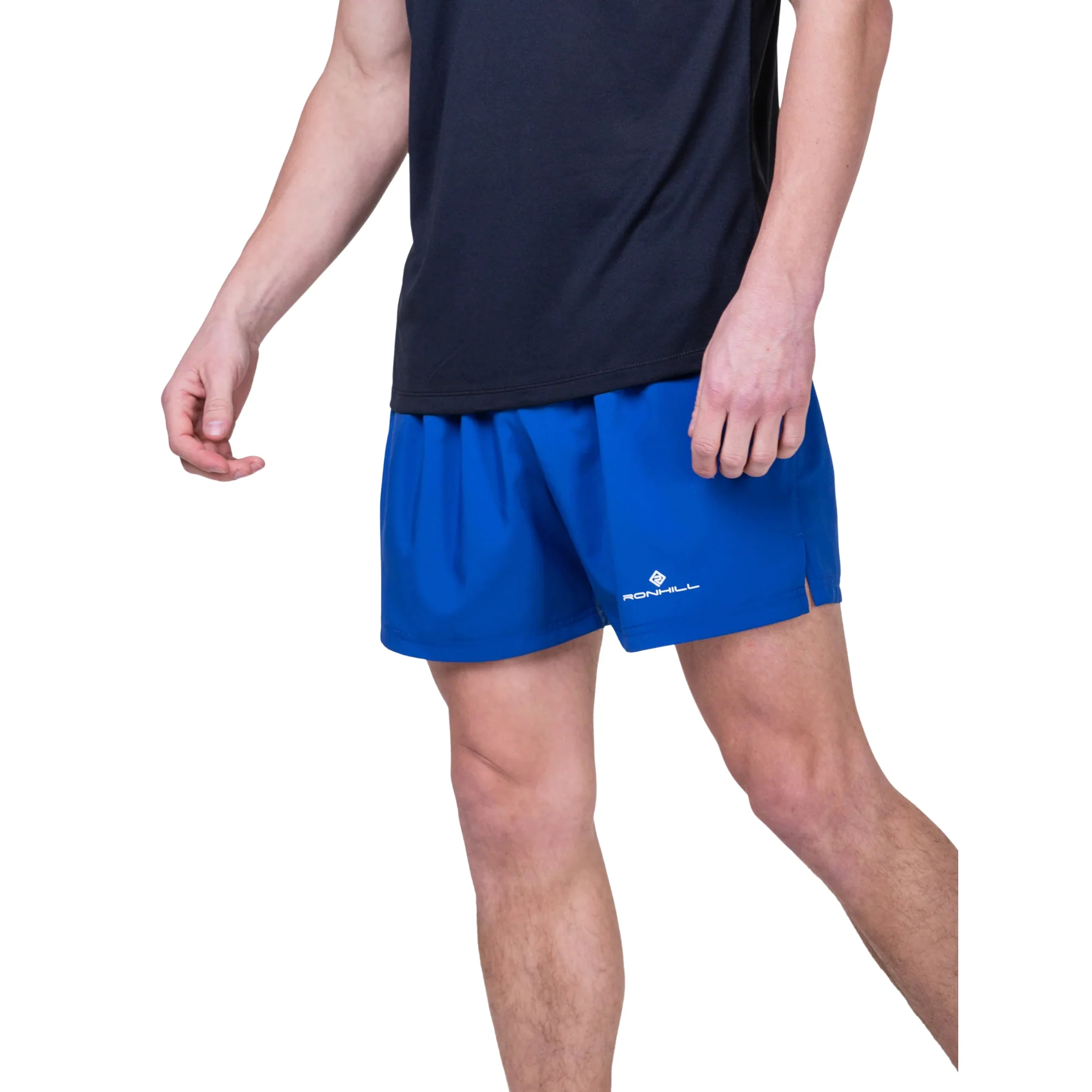 Ronhill Men's Core Running Shorts (Dark Cobalt/Bright White)(5in) - Image 3