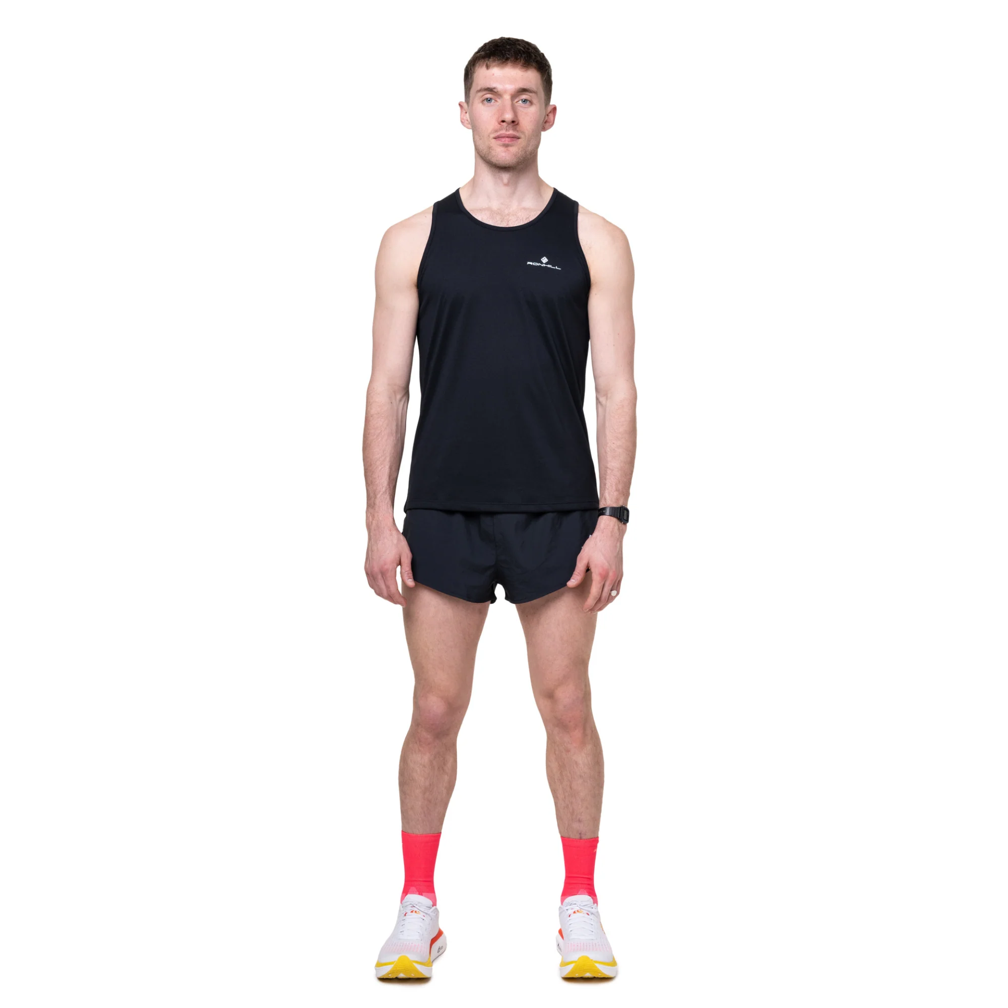 Ronhill Men's Core Technical Vest (Black/Bright White) - Image 3