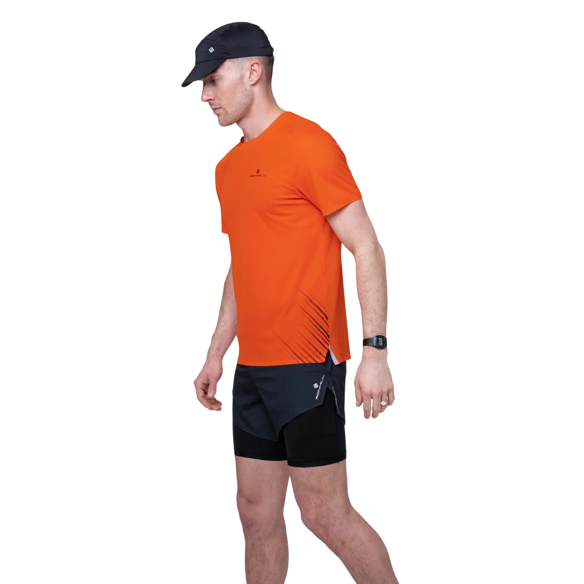 Ronhill Unisex Race Baseball Cap (All Black) - Image 4