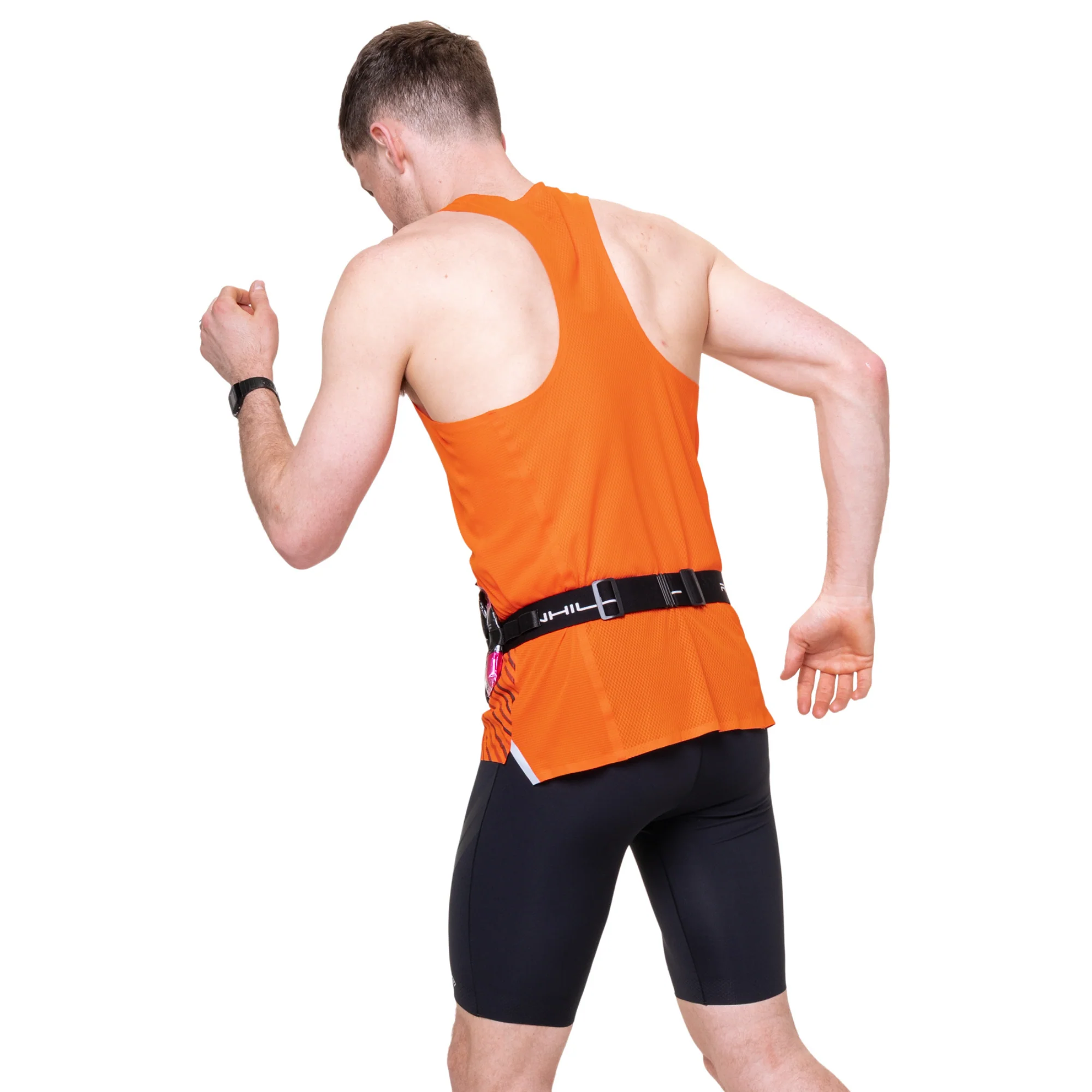 Ronhill Unisex Race Number Belt (All Black) - Image 6
