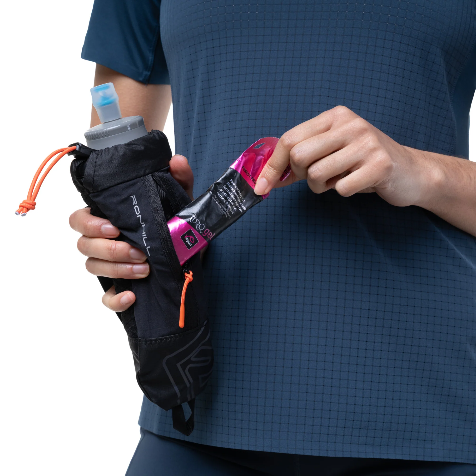 Ronhill Softflask + Sleeve (Black/Ronhill Red) - Image 2