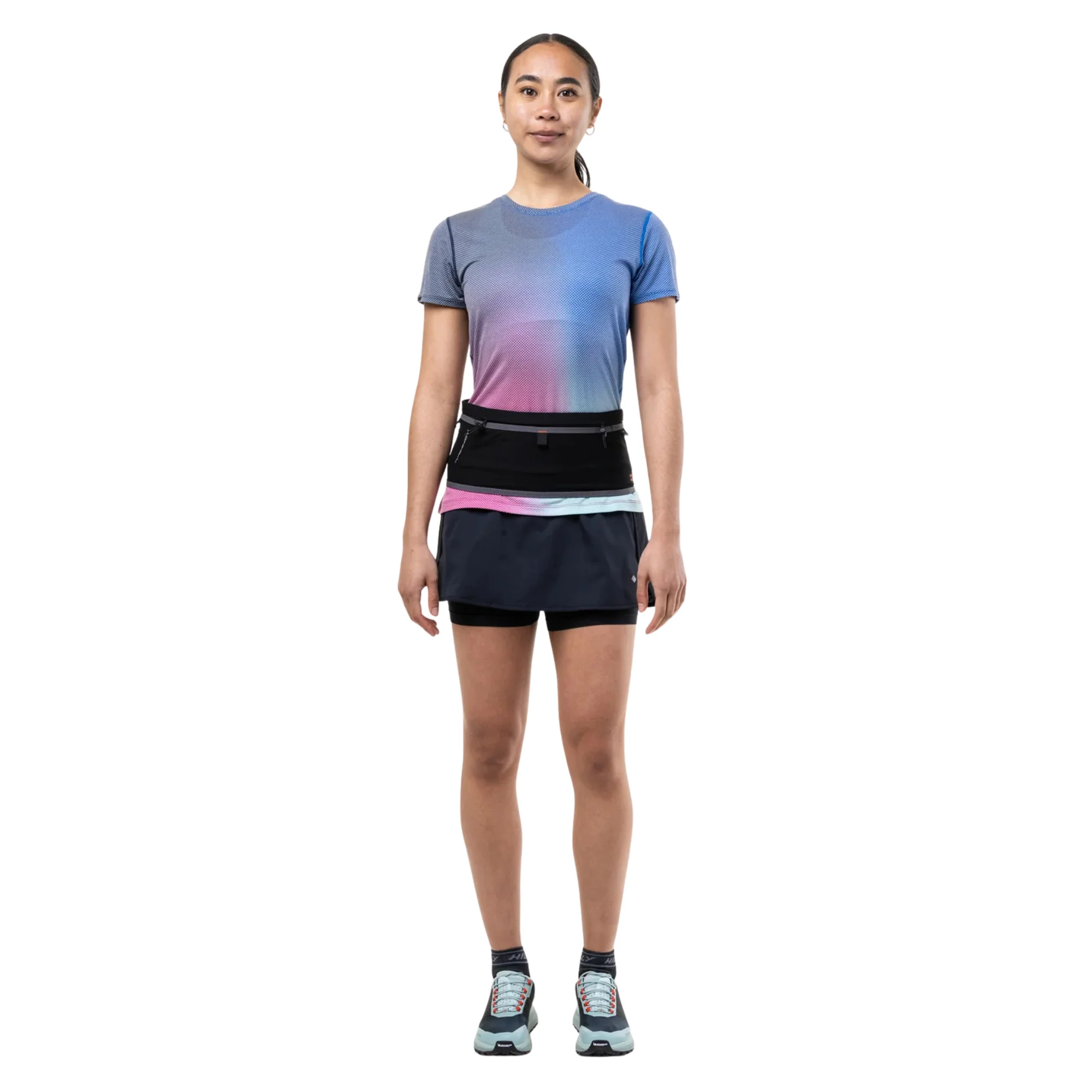 Ronhill Unisex Speed 360 Running Belt (Black/Ronhill Red) - Image 11