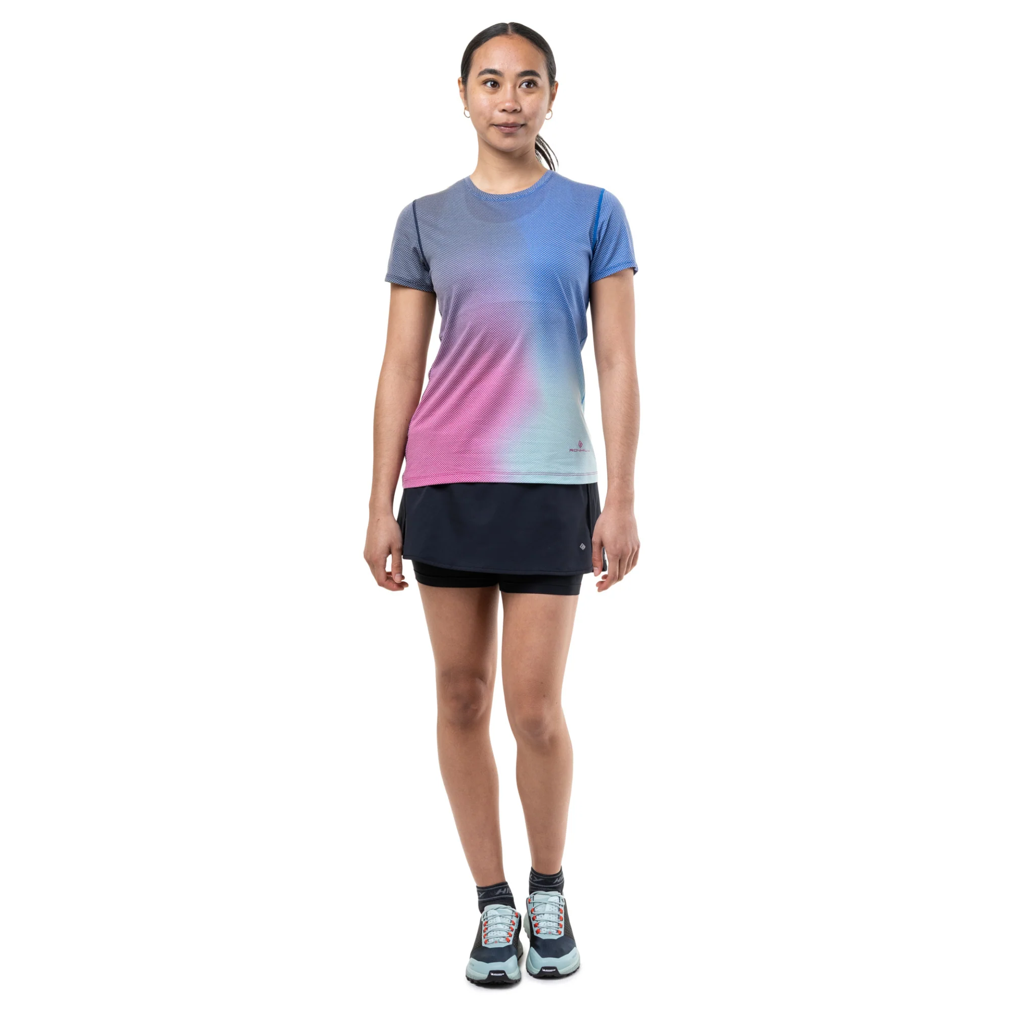 Ronhill Women's Tech Golden Hour Technical Tee (Exuberance Merge) - Image 3