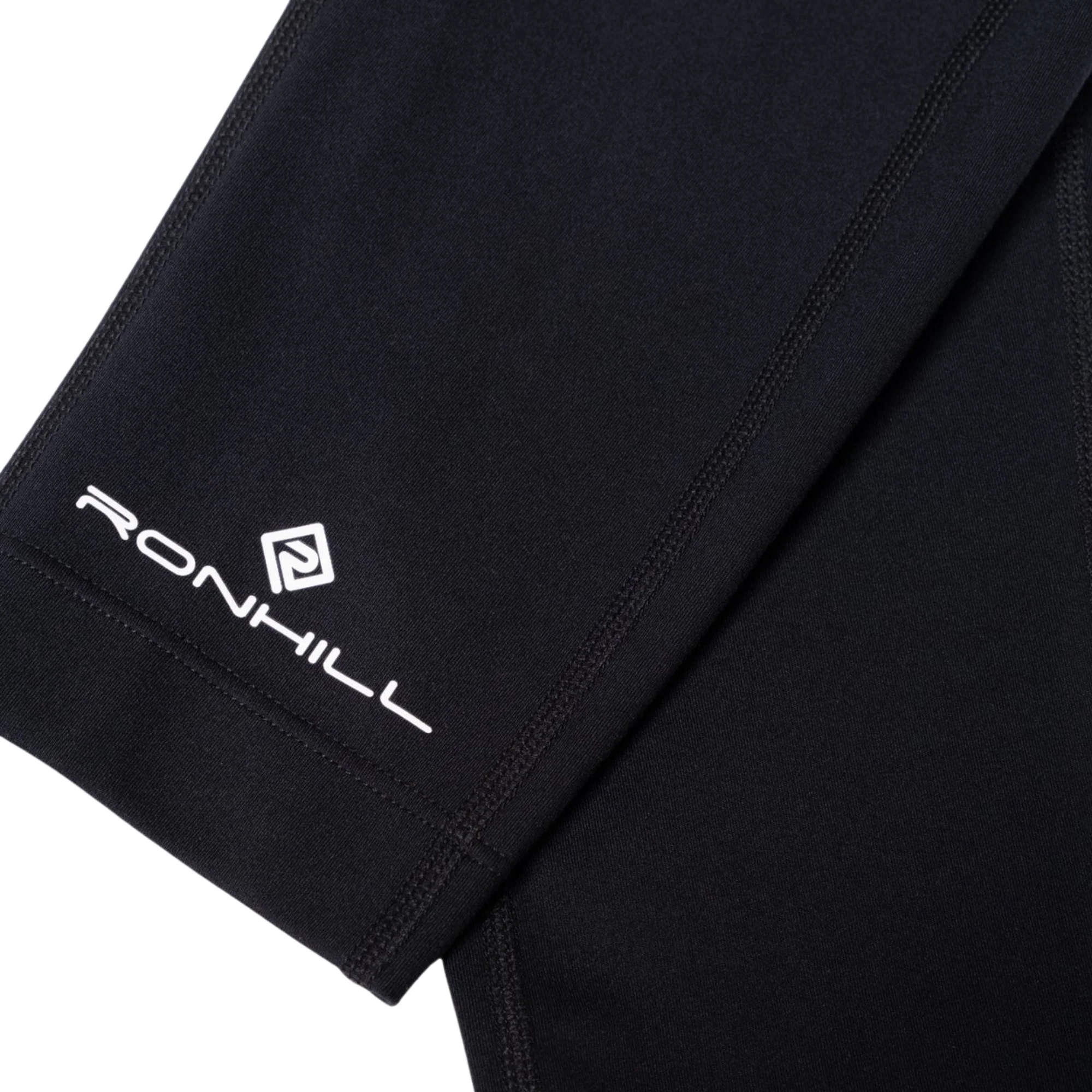 Ronhill Women's Core Crop Tights (Black/Bright White) - Image 11