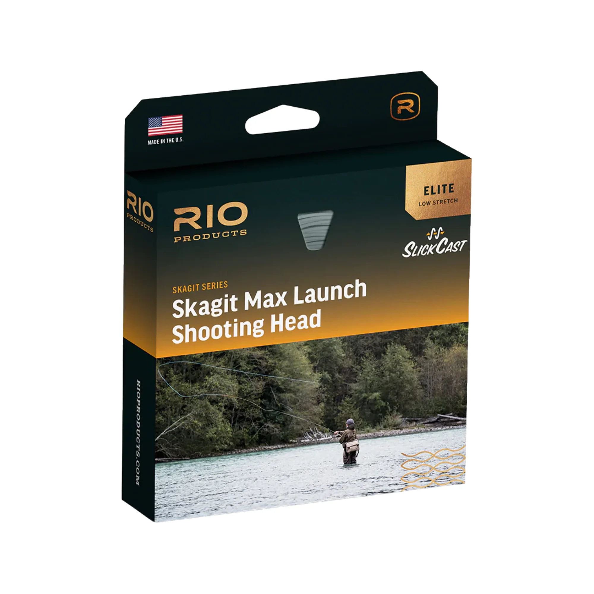 Rio Elite Skagit Max Launch Mid-Length Shooting Head Fly Line (475g/Floating/23ft)(Aqua/Blue)