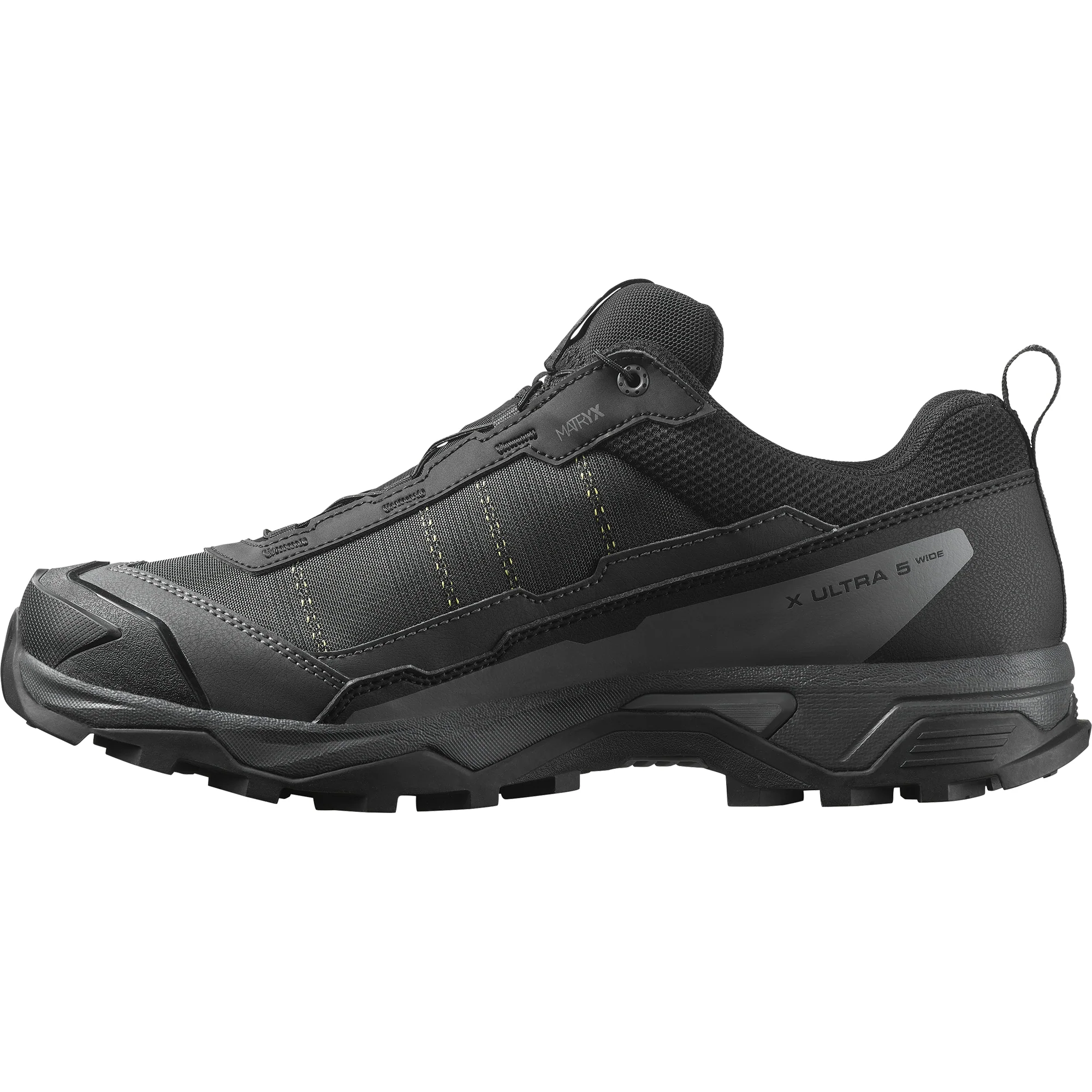 Salomon Men's X Ultra 5 Gore-Tex Wide Fit Trail Shoes (Black/Asphalt/Castlerock) - Image 2
