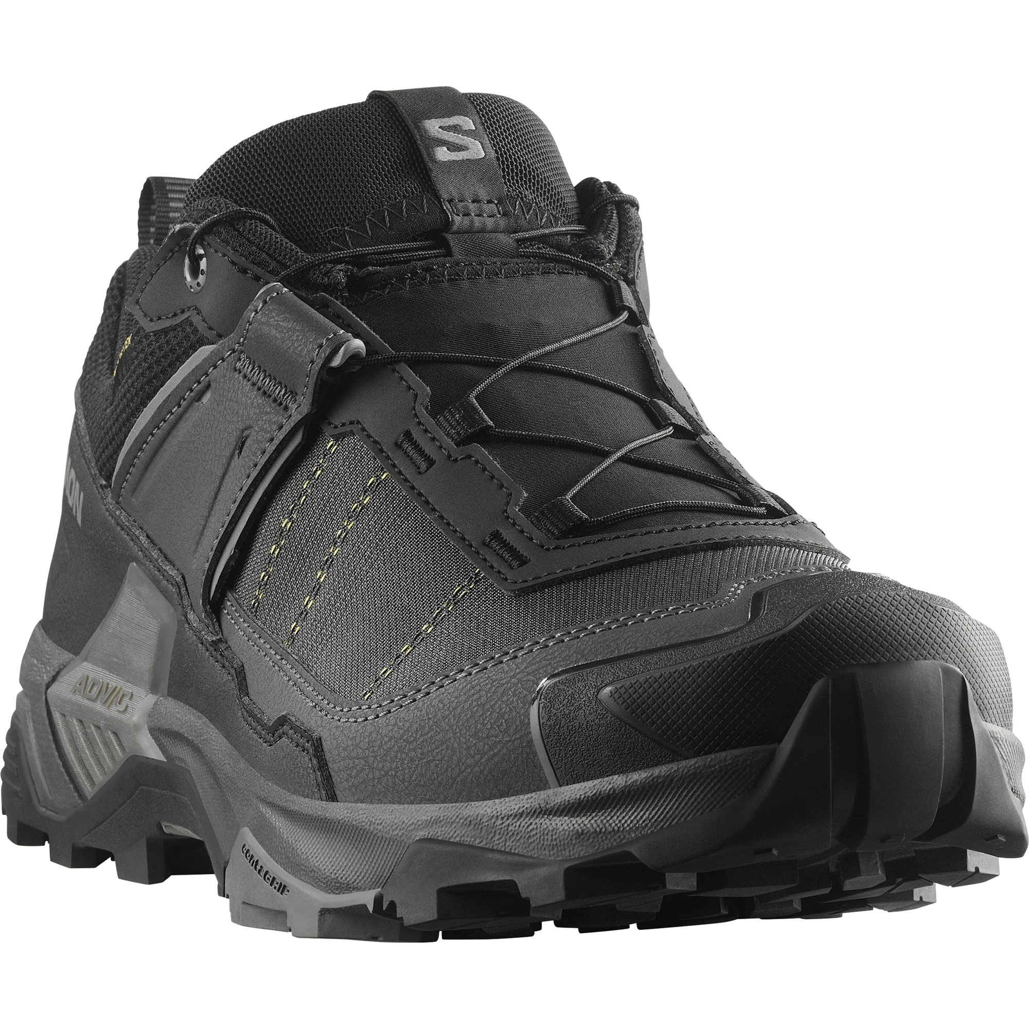 Salomon Men's X Ultra 5 Gore-Tex Wide Fit Trail Shoes (Black/Asphalt/Castlerock) - Image 3