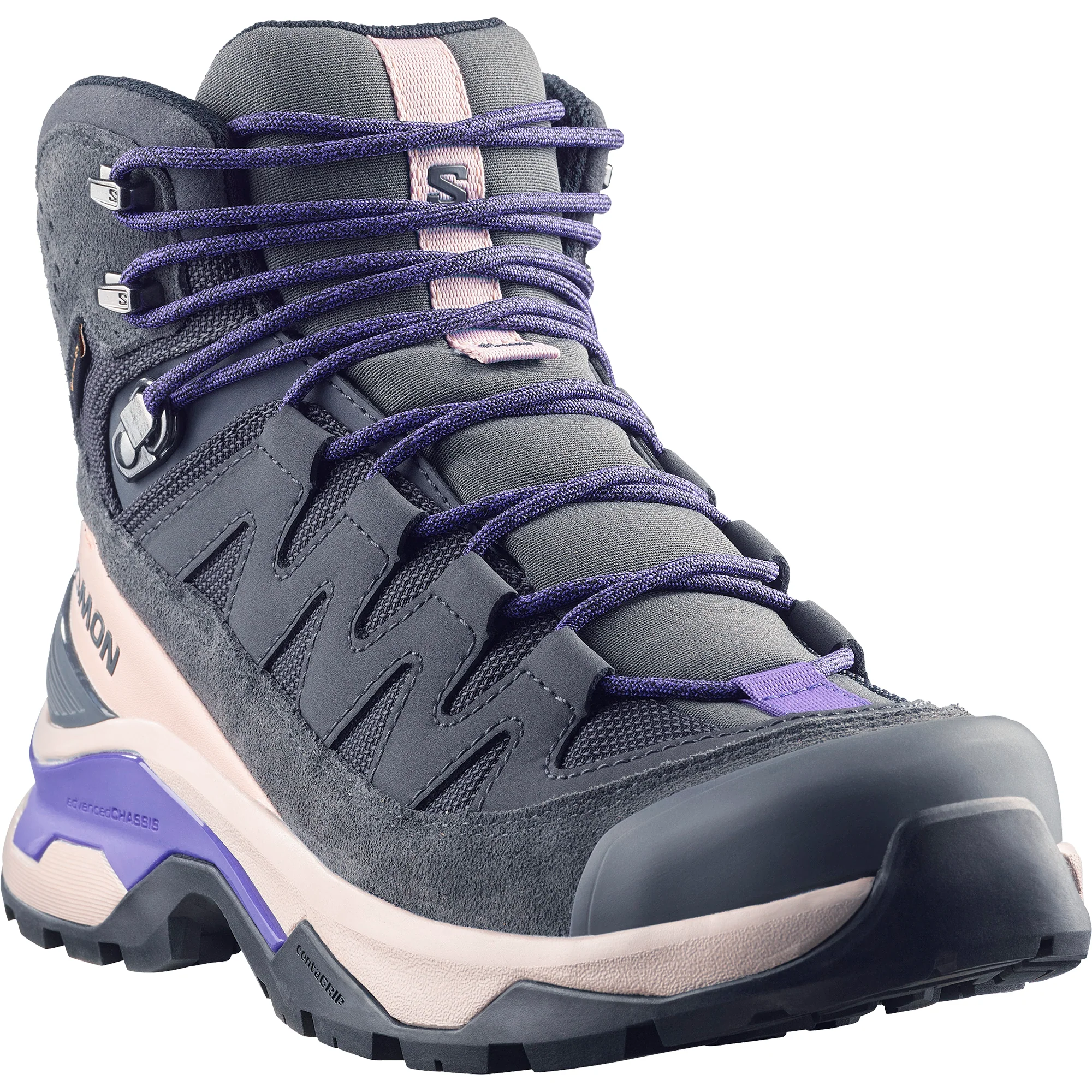 Salomon Women's Quest Echo Gore-Tex Hillwalking Boots (Asphalt/Shadow Gray/Deep Blue) - Image 3