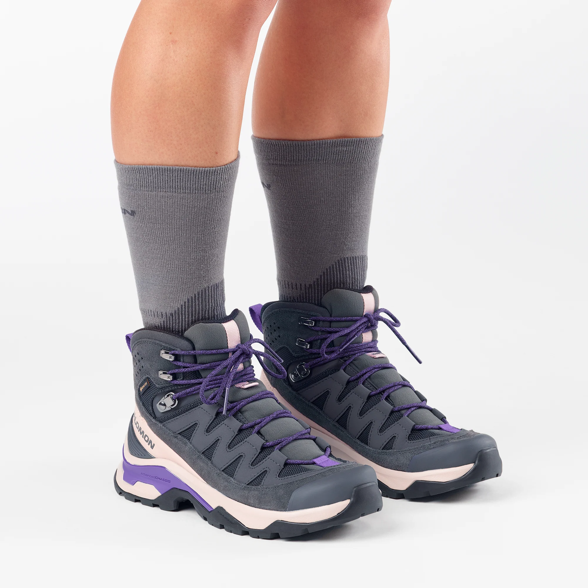 Salomon Women's Quest Echo Gore-Tex Hillwalking Boots (Asphalt/Shadow Gray/Deep Blue) - Image 7