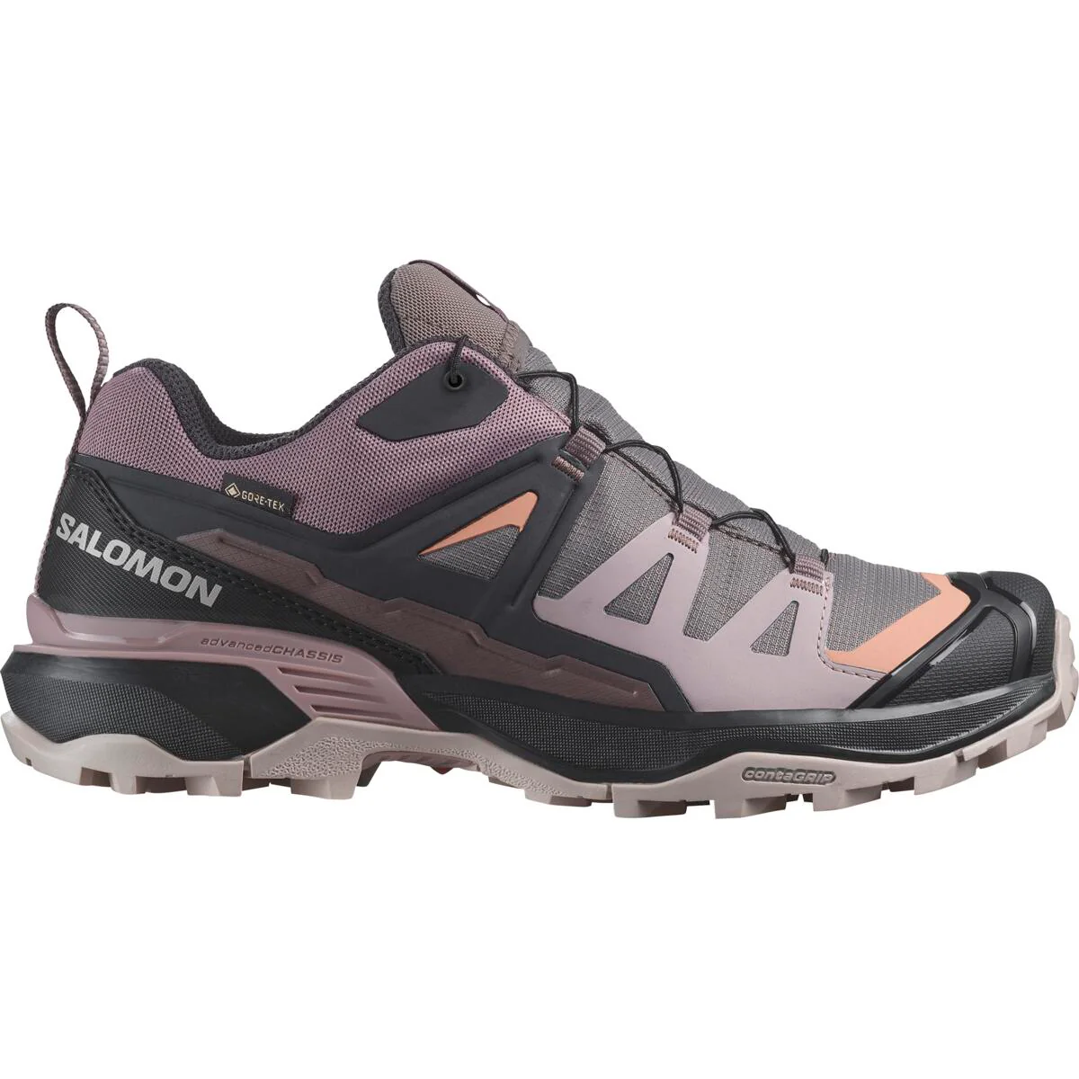 Salomon Women's X Ultra 360 Gore-Tex Trail Shoes (Plum Kitten/Phantom/Cork)