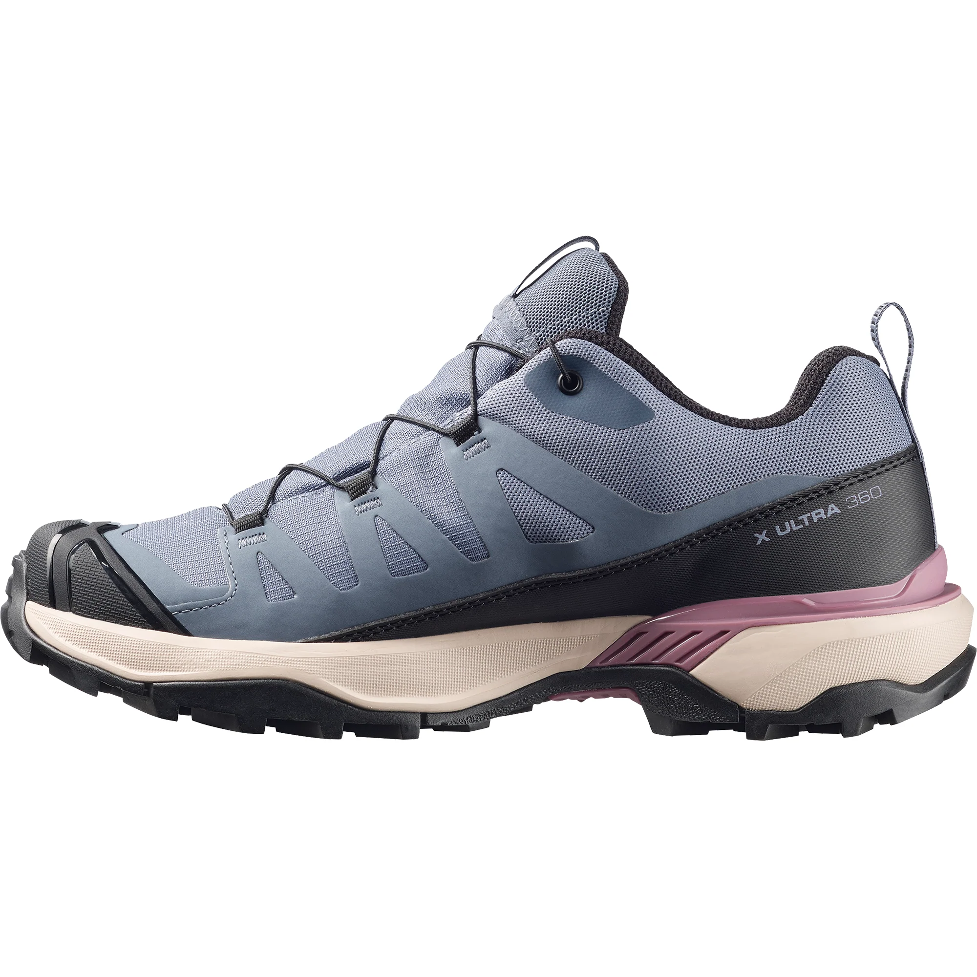 Salomon Women's X Ultra 360 Gore-Tex Trail Shoes (Spellbound/Grisaille/Dusky Orchid) - Image 2
