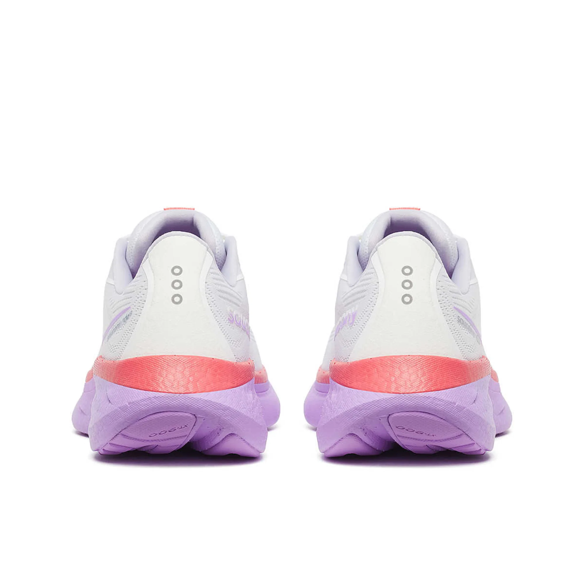 Saucony Women's Ride 18 Running Shoes (White/Coral) - Image 6