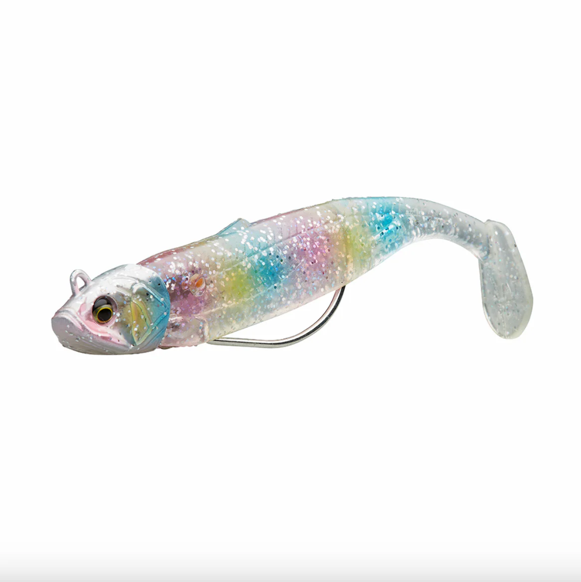 Savage Gear Minnow Weedless 2+1 Soft Lure (10cm/Sinking/16g)(Khaki) - Image 4