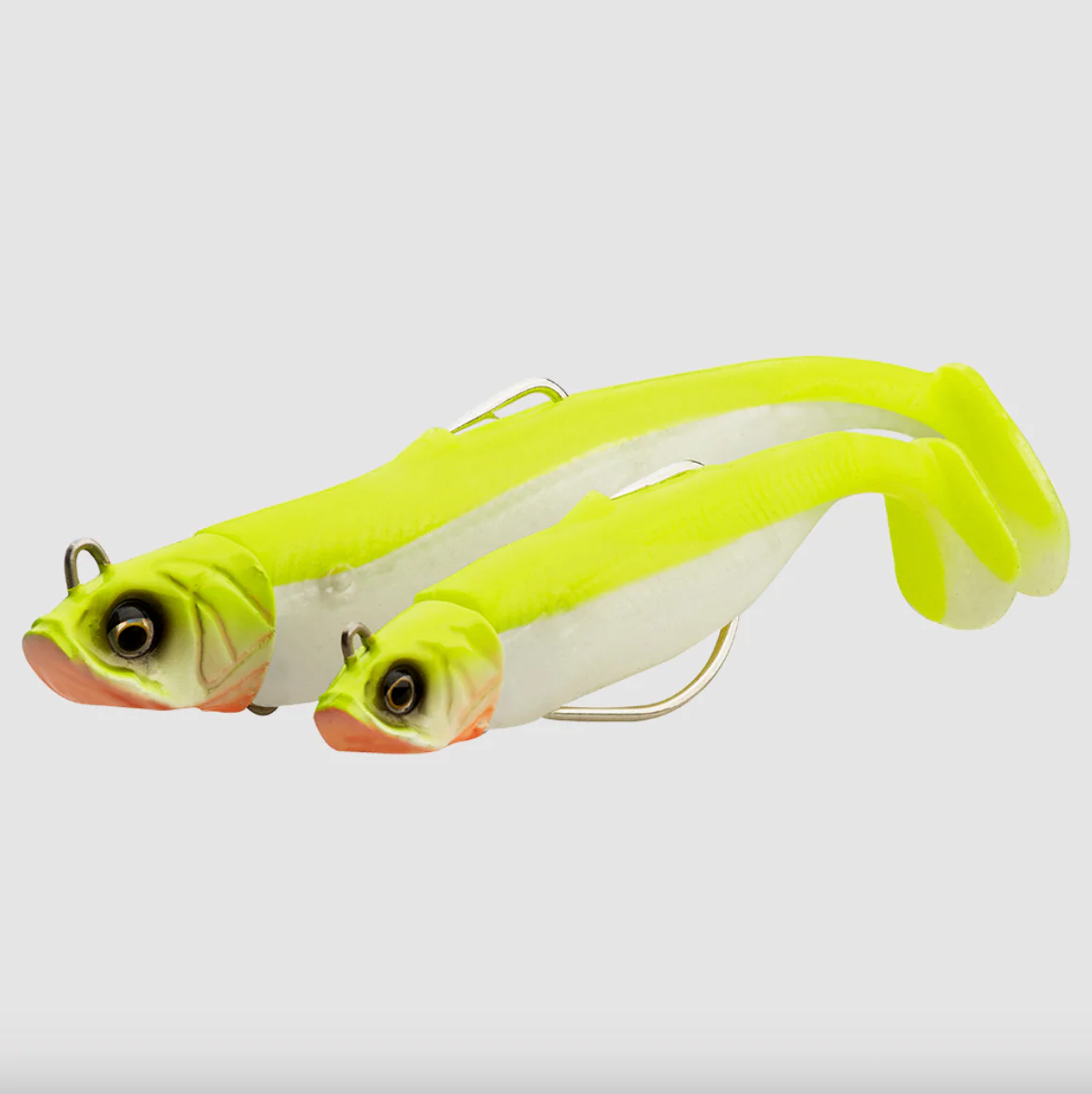 Savage Gear Minnow Weedless 2+1 Soft Lure (10cm/Sinking/16g)(Khaki) - Image 5