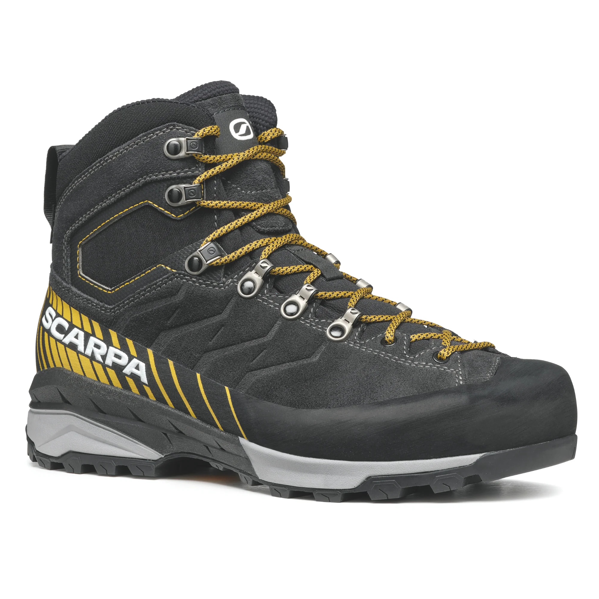 Scarpa Men's Mescalito Trek Gore-Tex Mountaineering Boots (Dark Anthracite/Mustard)