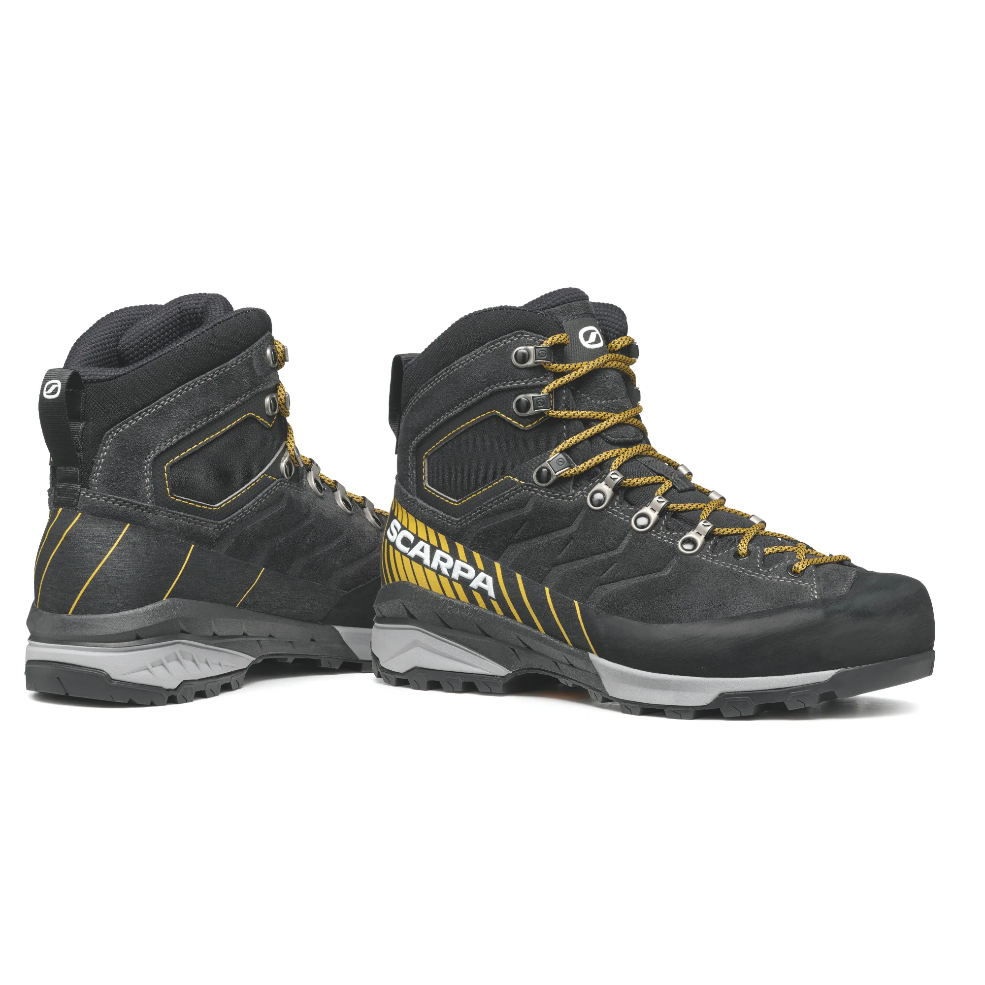 Scarpa Men's Mescalito Trek Gore-Tex Mountaineering Boots (Dark Anthracite/Mustard) - Image 4