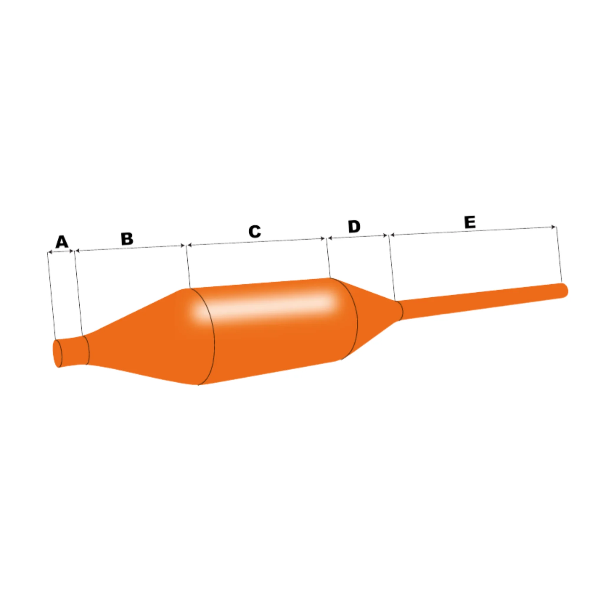 Secura Weight Foward Flyline (WF7F/25m)(Hi-Vis Orange) - Image 3